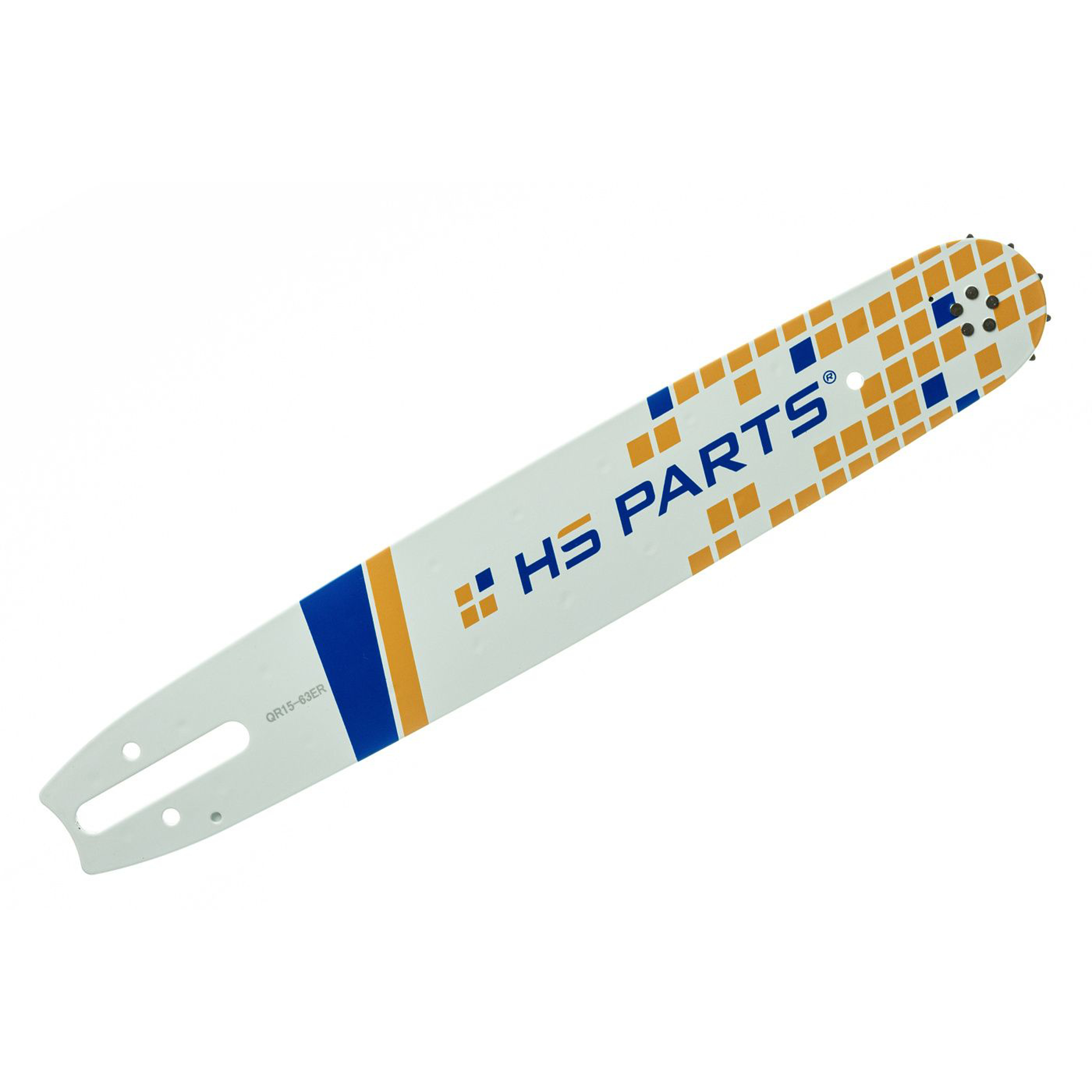 HS PARTS vodící lišta 15" (38cm) 3/8" .063" (1,6mm) + 2 x řetěz 56 článků hranatý zub + řetězka pro Stihl 038 MS380 MS381