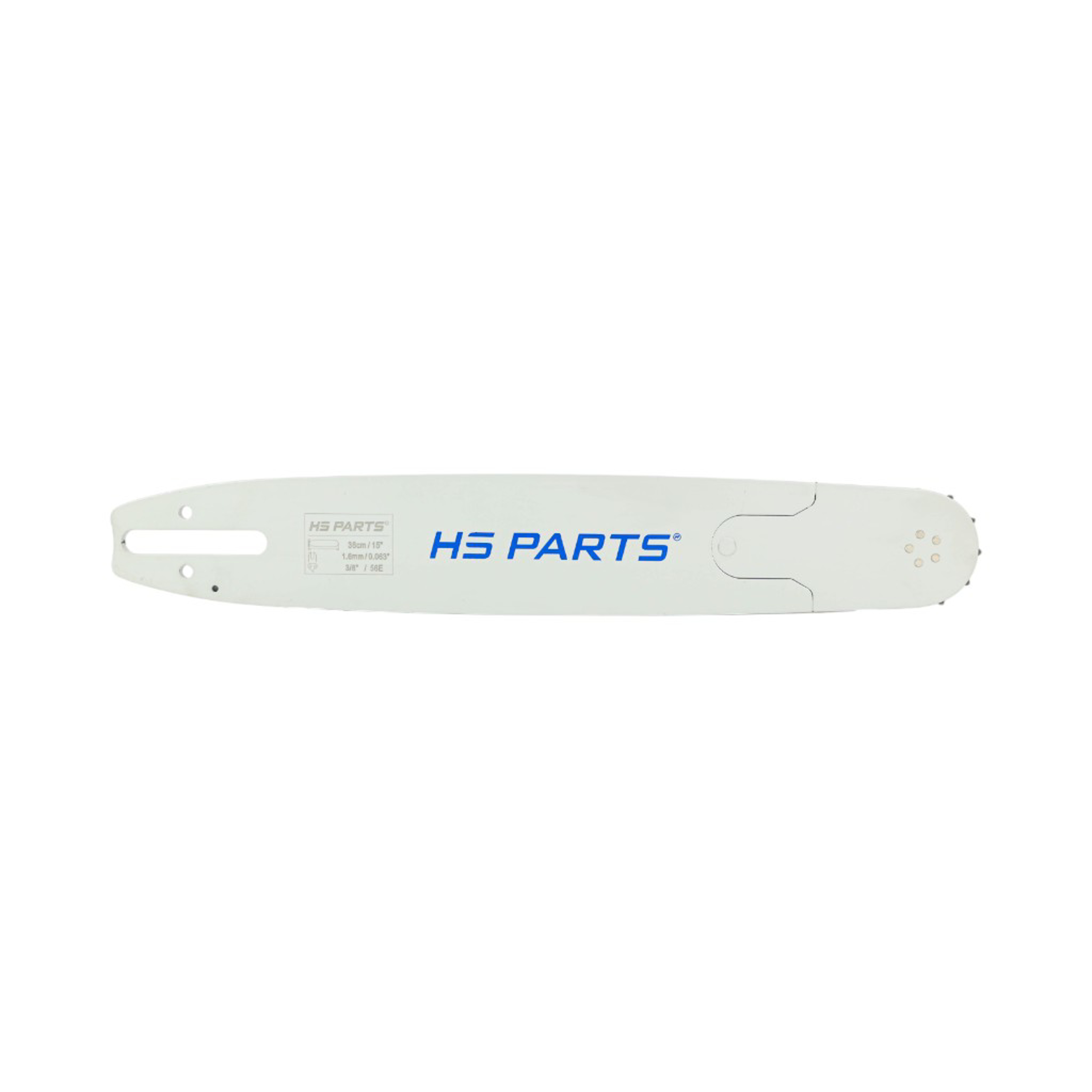 HS PARTS profesionální vodící lišta 15" (38 cm) 3/8" .063" (1,6 mm) + pilový řetěz 56 článků hranatý zub pro Stihl 030 036 042 044 045 MS290 MS390 MS360 MS361 MS362 MS380 MS440 MS441 MS460 MS461 MS462 MS500i MS660 MS661 MS880
