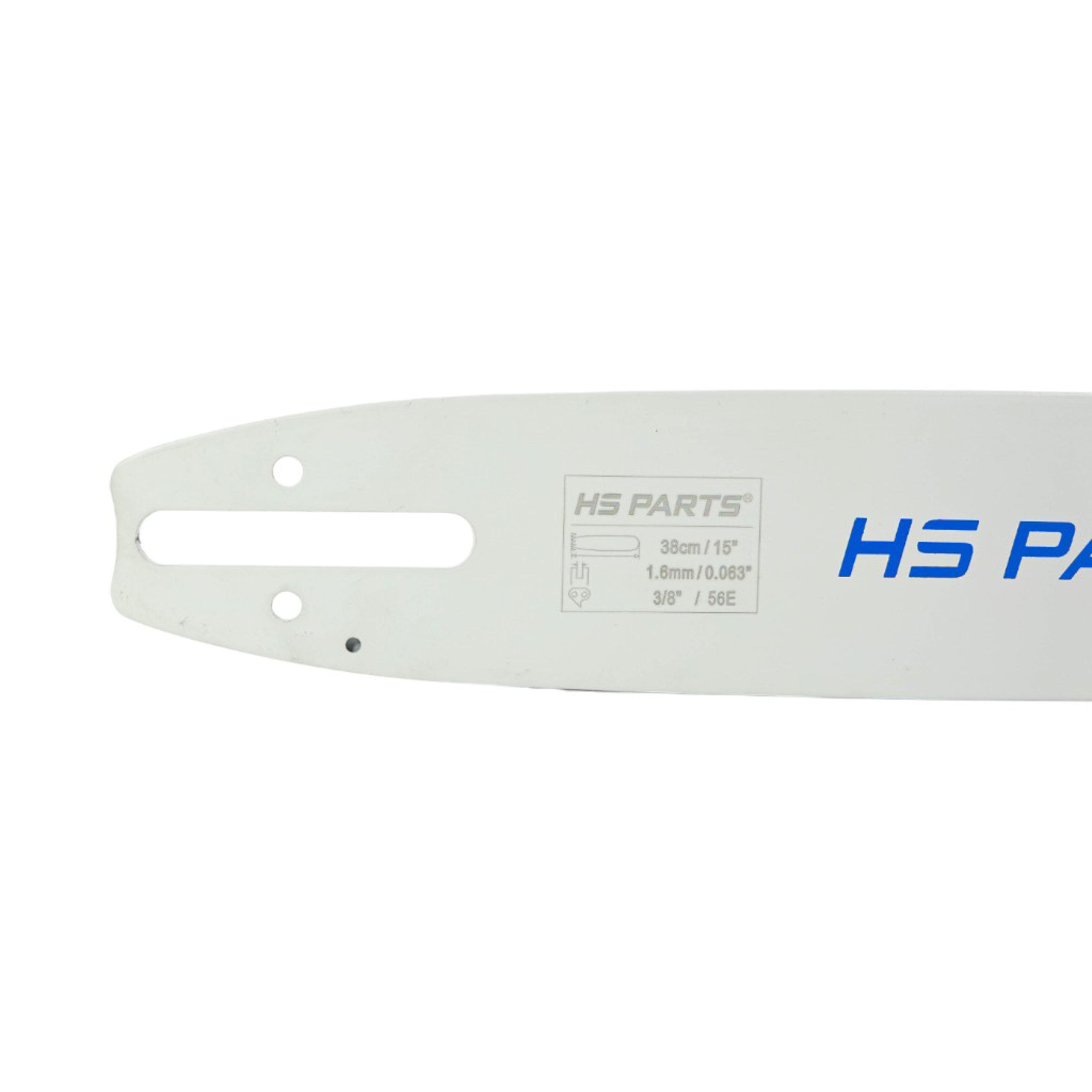 HS PARTS profesionální vodící lišta 15" (38 cm) 3/8" .063" (1,6 mm) + pilový řetěz 56 článků hranatý zub pro Stihl 030 036 042 044 045 MS290 MS390 MS360 MS361 MS362 MS380 MS440 MS441 MS460 MS461 MS462 MS500i MS660 MS661 MS880