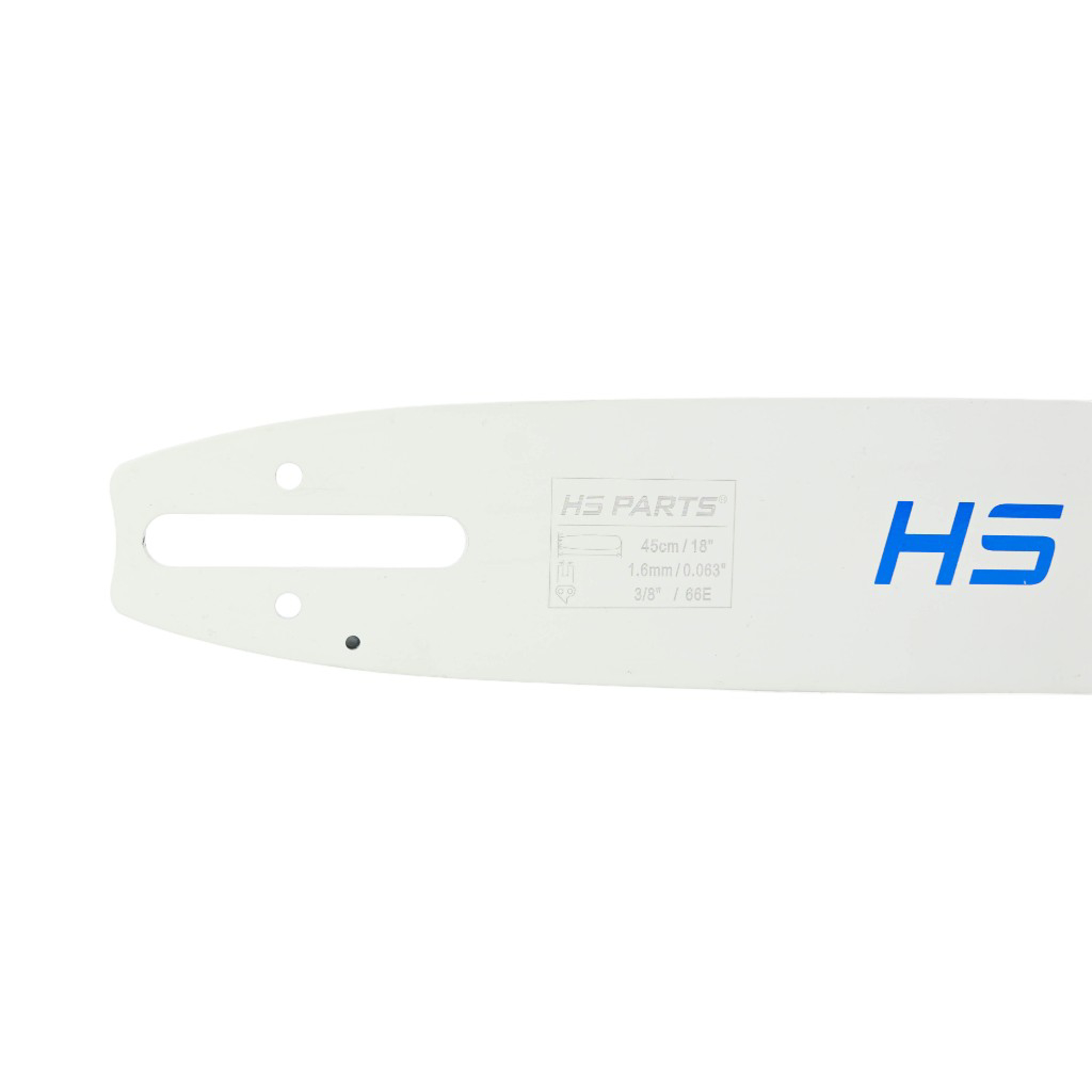 HS PARTS profesionální vodící lišta 18" (45 cm) 3/8" .063" (1,6 mm) + pilový řetěz 66 článků hranatý zub pro Stihl 030 036 042 044 045 MS290 MS390 MS360 MS361 MS362 MS380 MS440 MS441 MS460 MS461 MS462 MS500i MS660 MS661 MS880