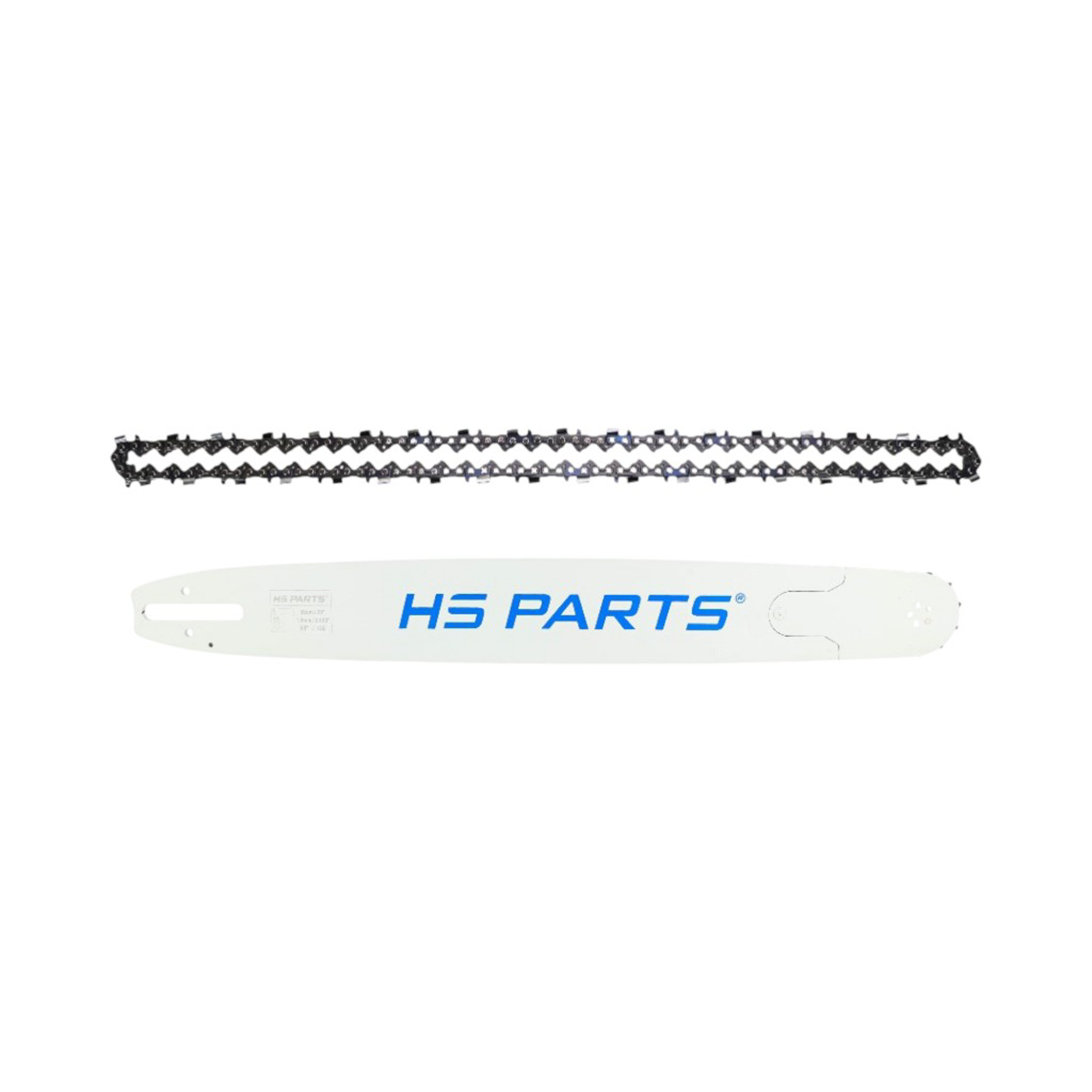 HS PARTS profesionální vodící lišta 20" (50 cm) 3/8" .063" (1,6 mm) + pilový řetěz 72 článků hranatý zub pro Stihl 030 036 042 044 045 MS290 MS390 MS360 MS361 MS362 MS380 MS440 MS441 MS460 MS461 MS462 MS500i MS660 MS661 MS880