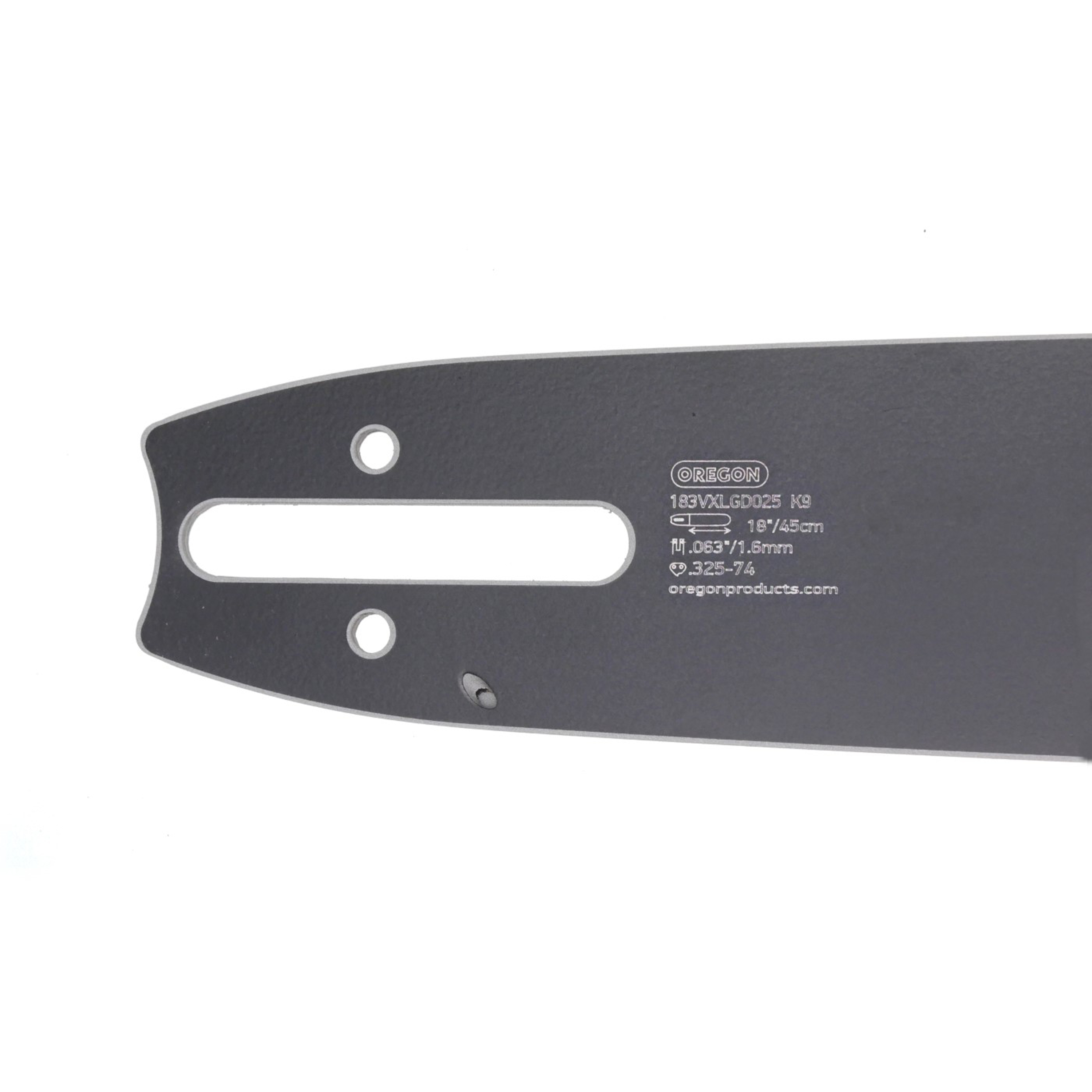 Oregon vodící lišta 183VXLGD025 18" (45 cm) .325" .063" (1,6 mm) + 2 x HS PARTS pilový řetěz 74 článků hranatý zub pro Stihl 024 026 028 030 031 032 034 036 MS240 MS260 MS261 MS270 MS280 MS290 MS310 MS390
