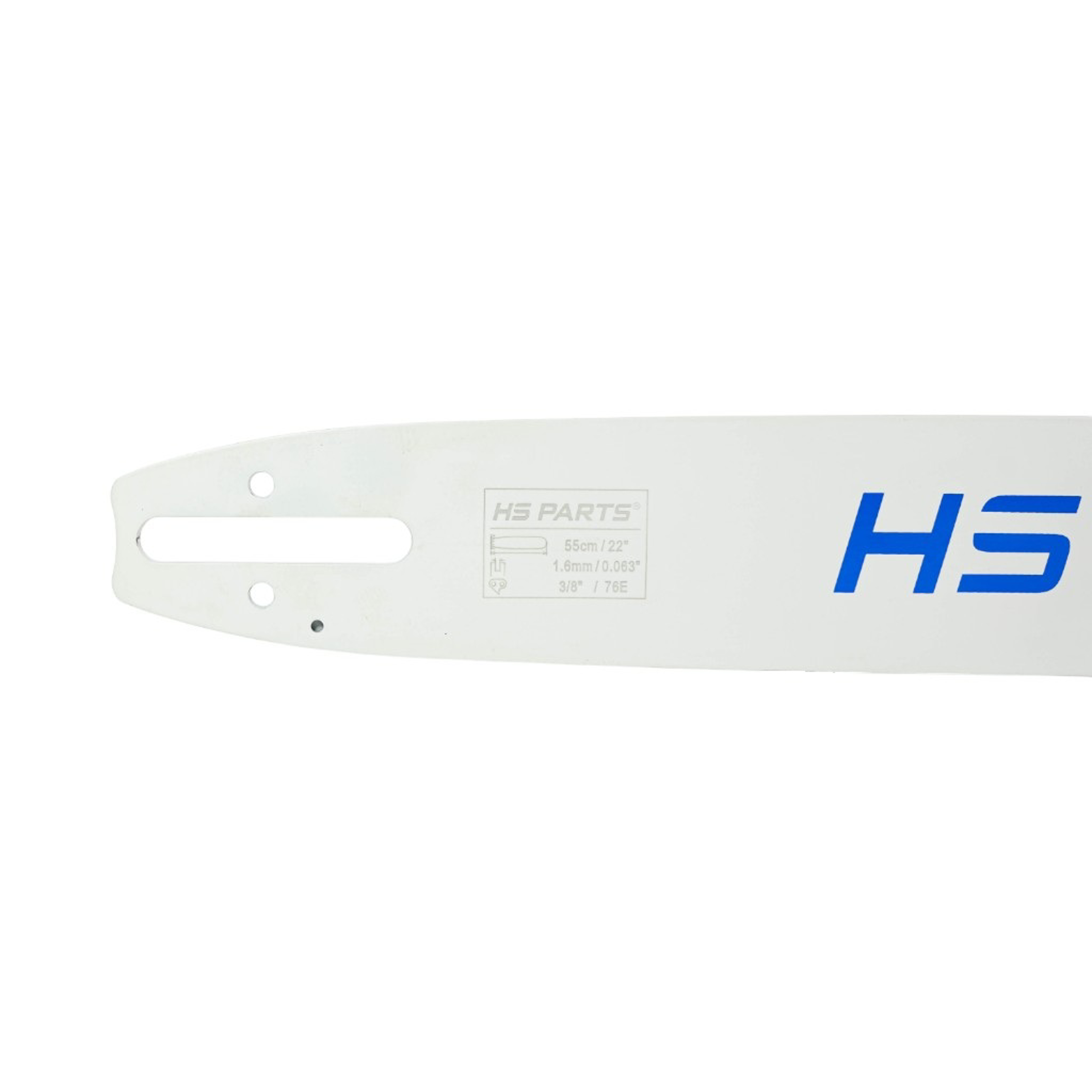 HS PARTS profesionální vodící lišta 22" (55 cm) 3/8" .063" (1,6 mm) + pilový řetěz 77 článků hranatý zub pro Stihl 030 036 042 044 045 MS290 MS390 MS360 MS361 MS362 MS380 MS440 MS441 MS460 MS461 MS462 MS500i MS660 MS661 MS880