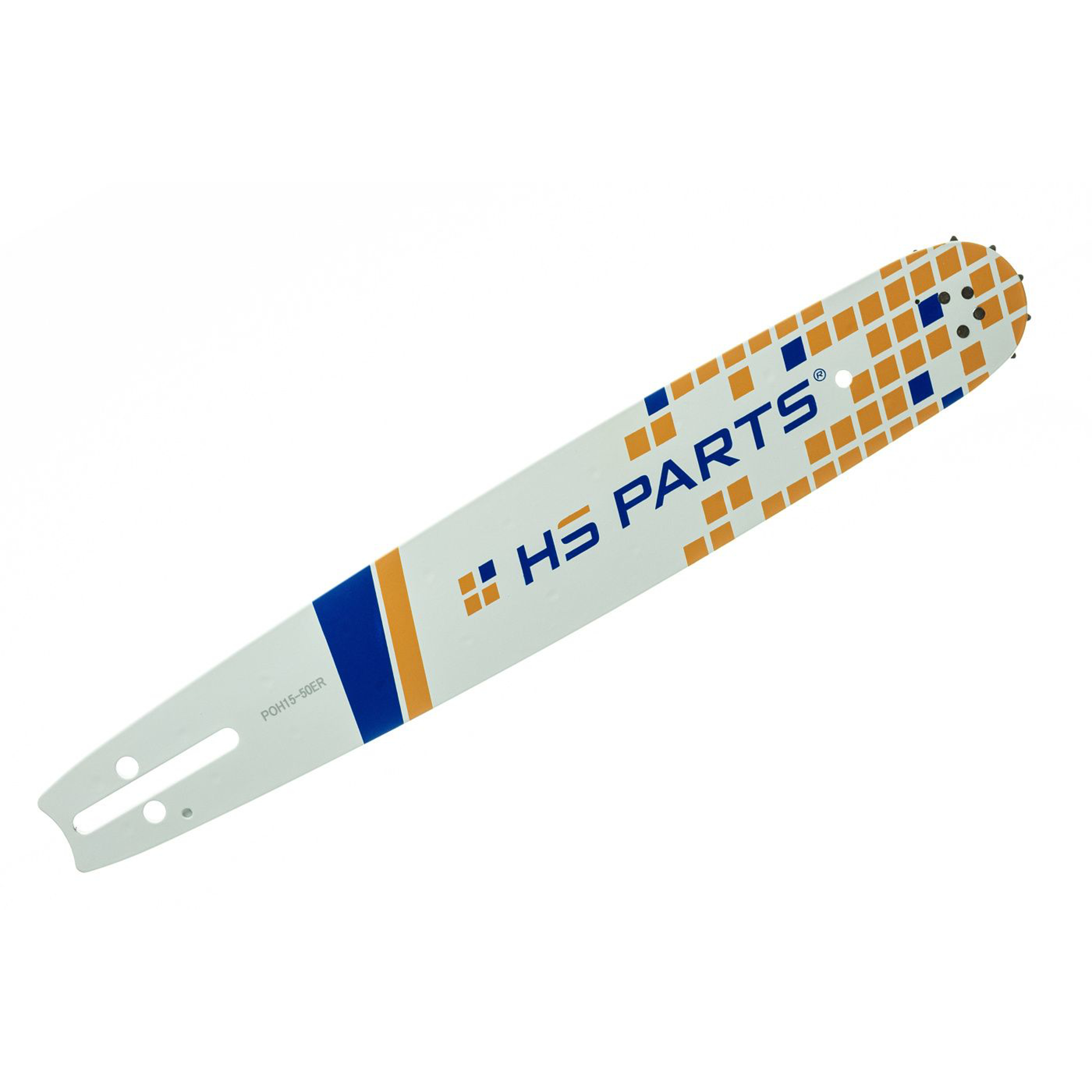 HS PARTS vodící lišta 15" (38 cm) 3/8" .050" (1,3 mm) + 2 x pilový řetěz 56 článků hranatý zub pro Husqvarna 246 254 262 345 357 455 460 555 560 Jonsered 2054 CS2260 Dolmar 112 115 PS540 Solo 613 650 Oleomac 962