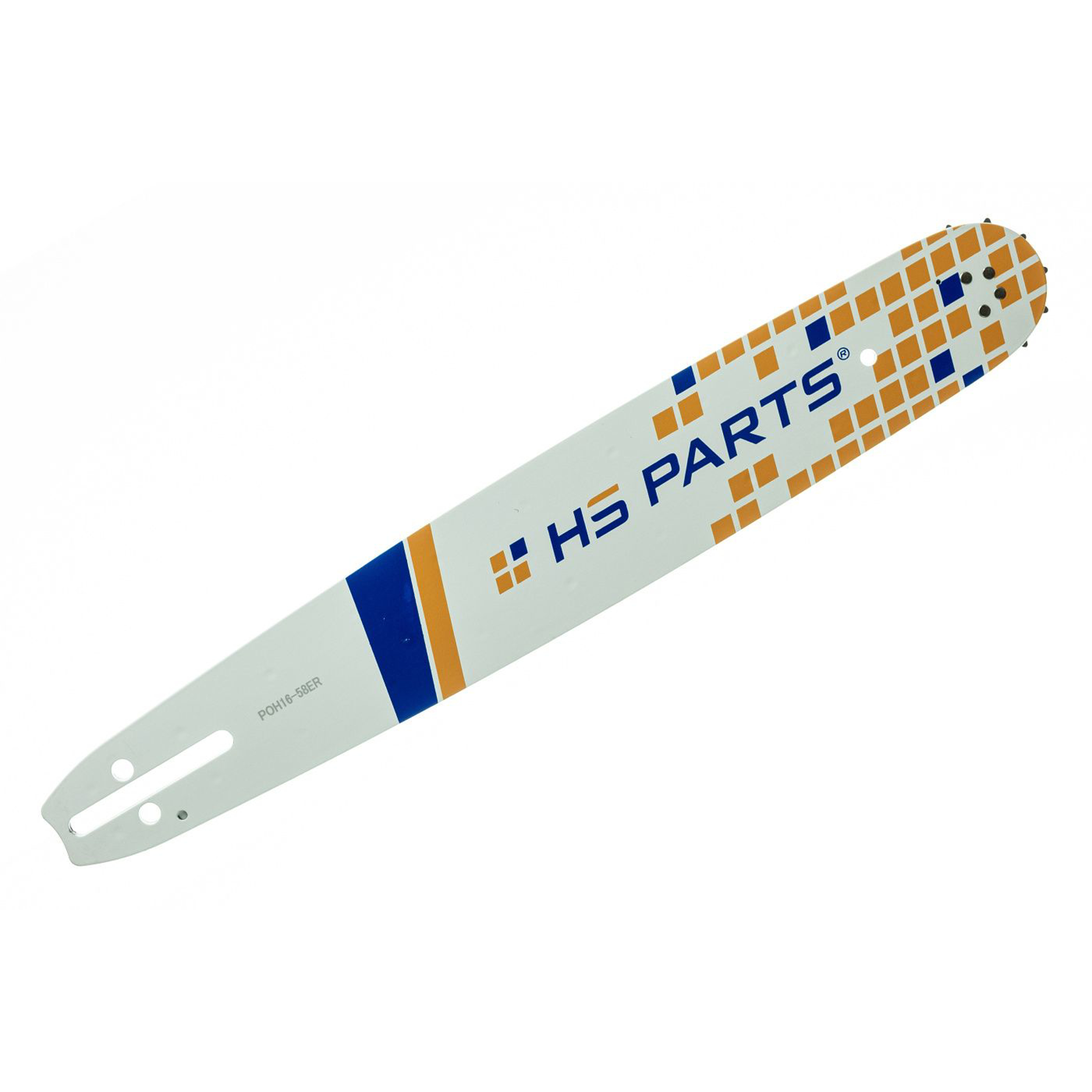 HS PARTS vodící lišta 16" (40 cm) 3/8" .058" (1,5 mm) + 2 x pilový řetěz 60 článků hranatý zub pro Husqvarna 246 254 262 345 357 455 460 555 560 Jonsered 2054 CS2260 Dolmar 111 112 115 PS540 Solo 613 614 650 Oleomac 162 956 962
