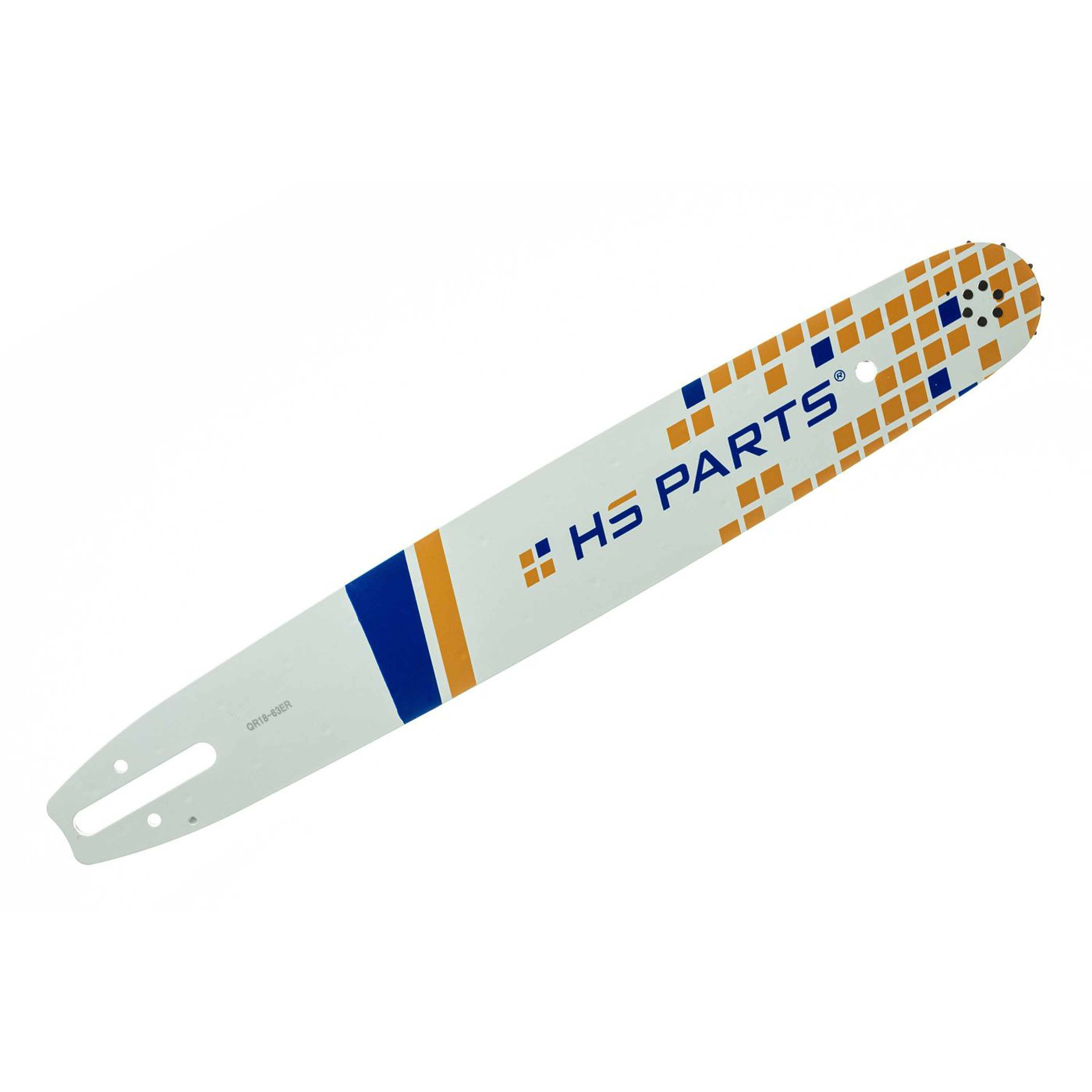 HS PARTS vodící lišta 18" (45cm) + 2 x řetěz 3/8" .063" (1,6 mm) 66 článků hranatý zub + řetězka pro Stihl 064 066 MS660