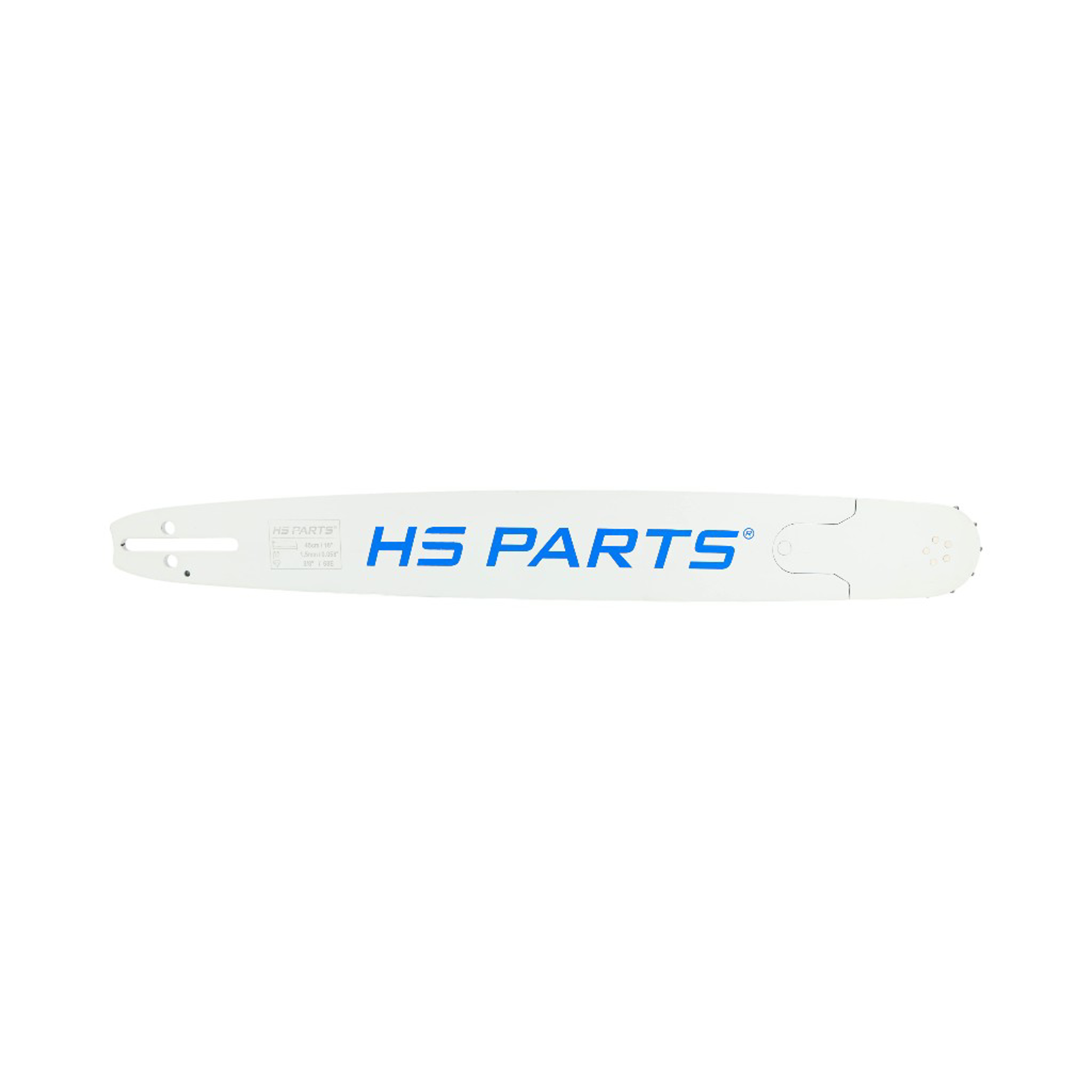 HS PARTS profesionální vodící lišta 18" (45 cm) 3/8" .058" (1,5 mm) + pilový řetěz 68 článků hranatý zub pro Husqvarna 246 254 262 345 357 455 460 555 560 Jonsered 2054 CS2260 Dolmar 111 112 115 Solo 613 614 Oleomac 956 962