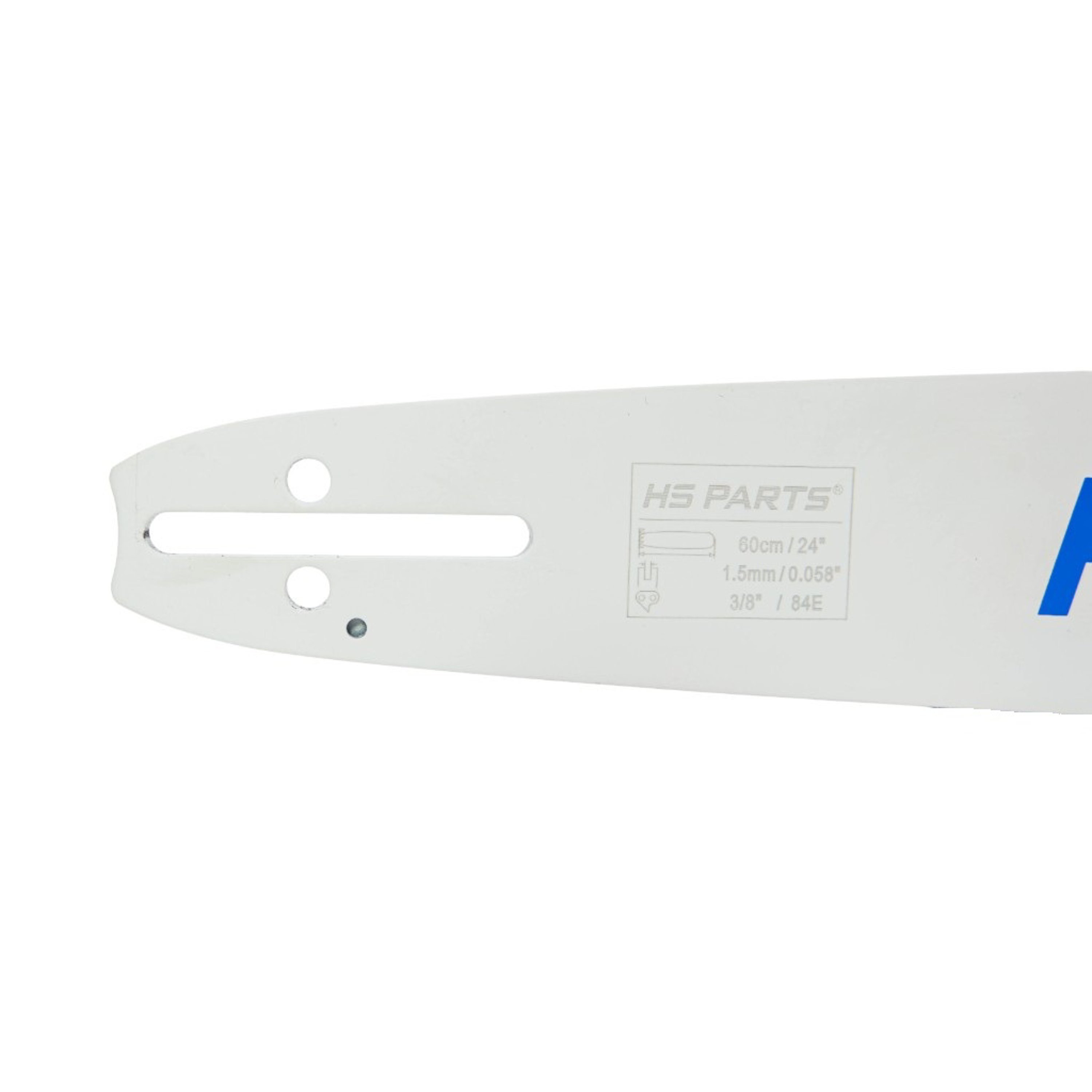 HS PARTS profesionální vodící lišta 24" (60 cm) 3/8" .058" (1,5 mm) + pilový řetěz 84 článků hranatý zub pro Husqvarna 254 262 345 346 357 359 455 460 465 50 51 55 550 555 560 Jonsered CS2156 CS2255 CS2258 Dolmar 119 120