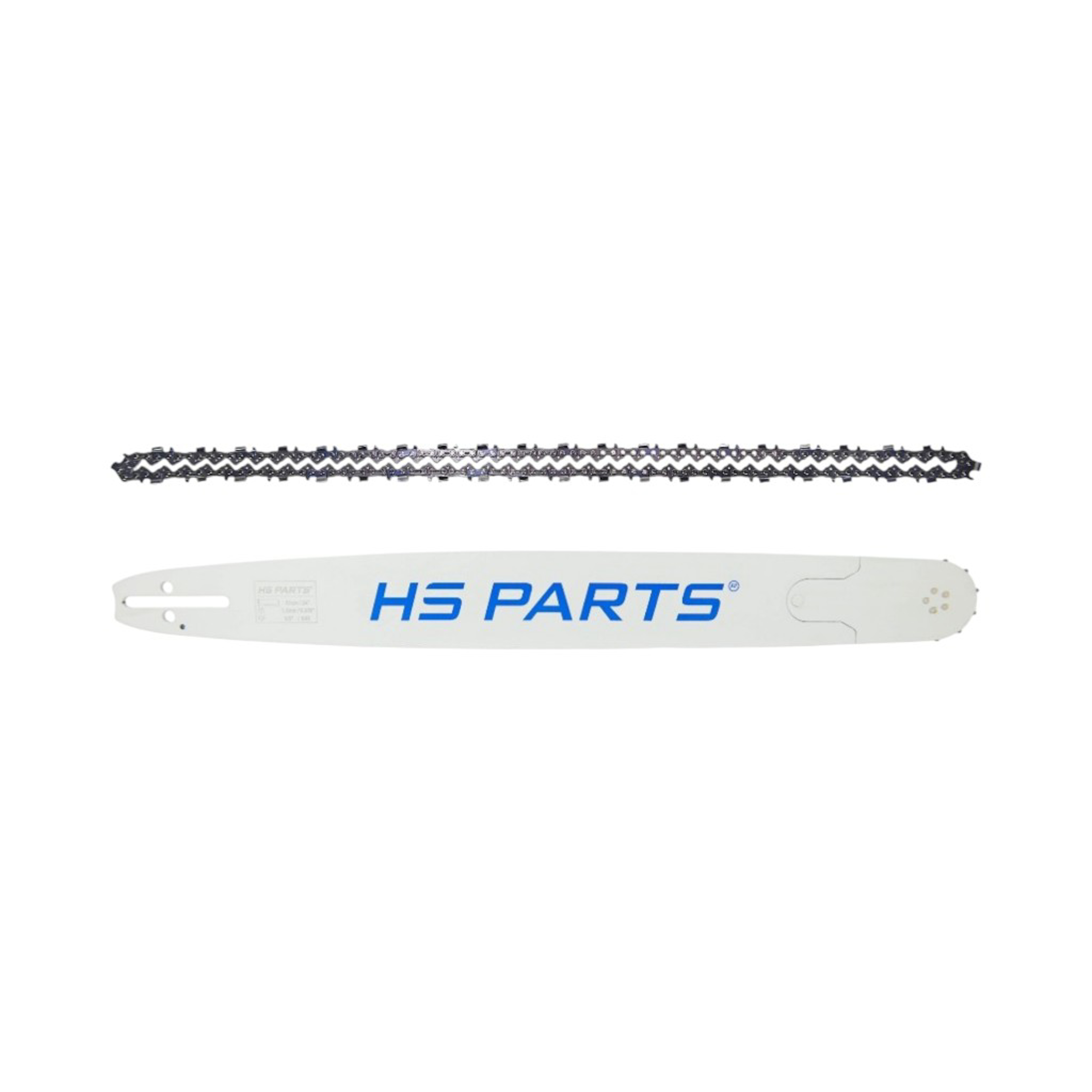 HS PARTS profesionální vodící lišta 24" (60 cm) 3/8" .058" (1,5 mm) + pilový řetěz 84 článků hranatý zub pro Husqvarna 254 262 345 346 357 359 455 460 465 50 51 55 550 555 560 Jonsered CS2156 CS2255 CS2258 Dolmar 119 120