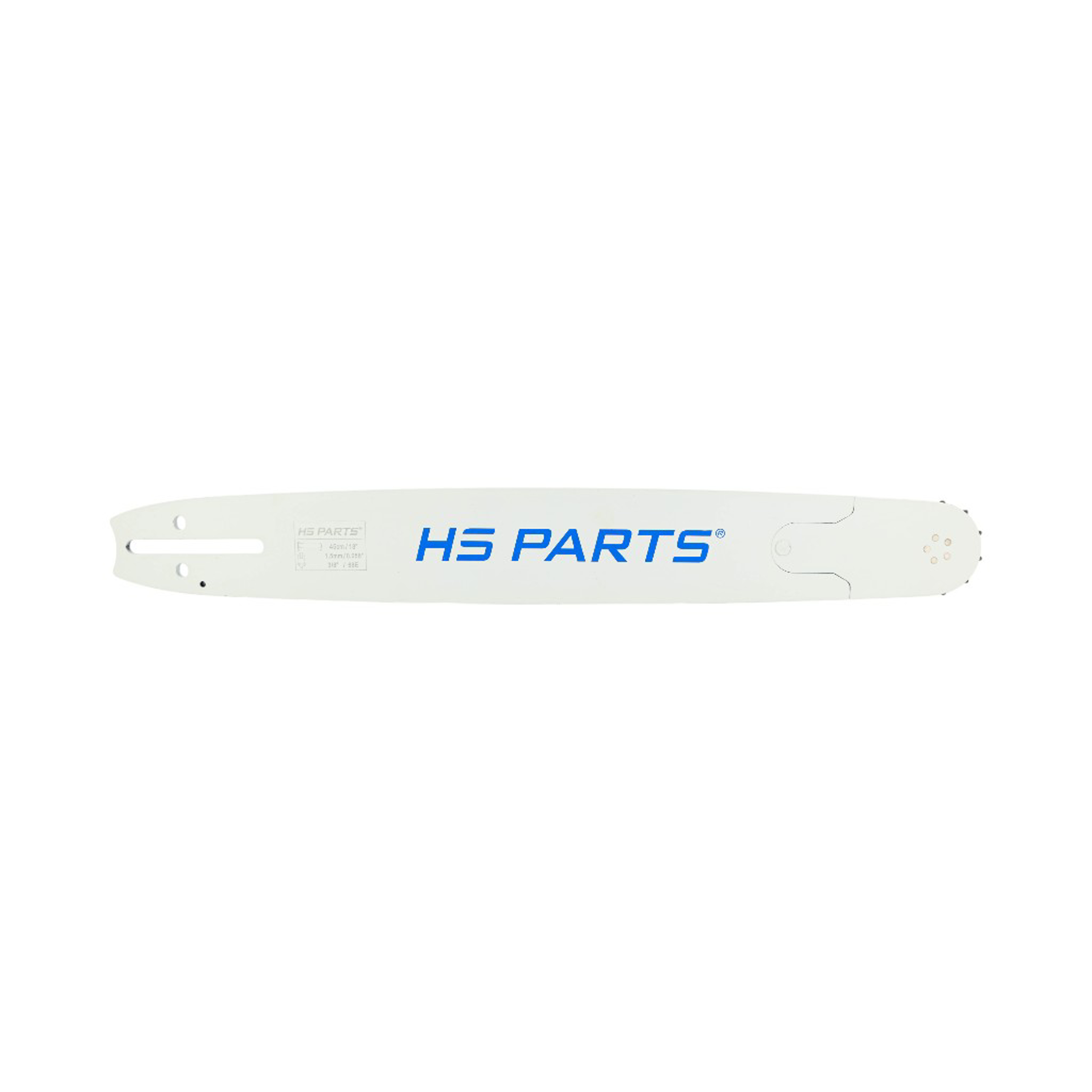 HS PARTS profesionální vodící lišta 18" (45 cm) 3/8" .058" (1,5 mm) + pilový řetěz 68 článků hranatý zub pro Husqvarna 61 66 266 268 272 365 372XP 380 585 Solo 665 681 Jonsered 2077 2171 Dolmar PS6400 Makita DCS6400