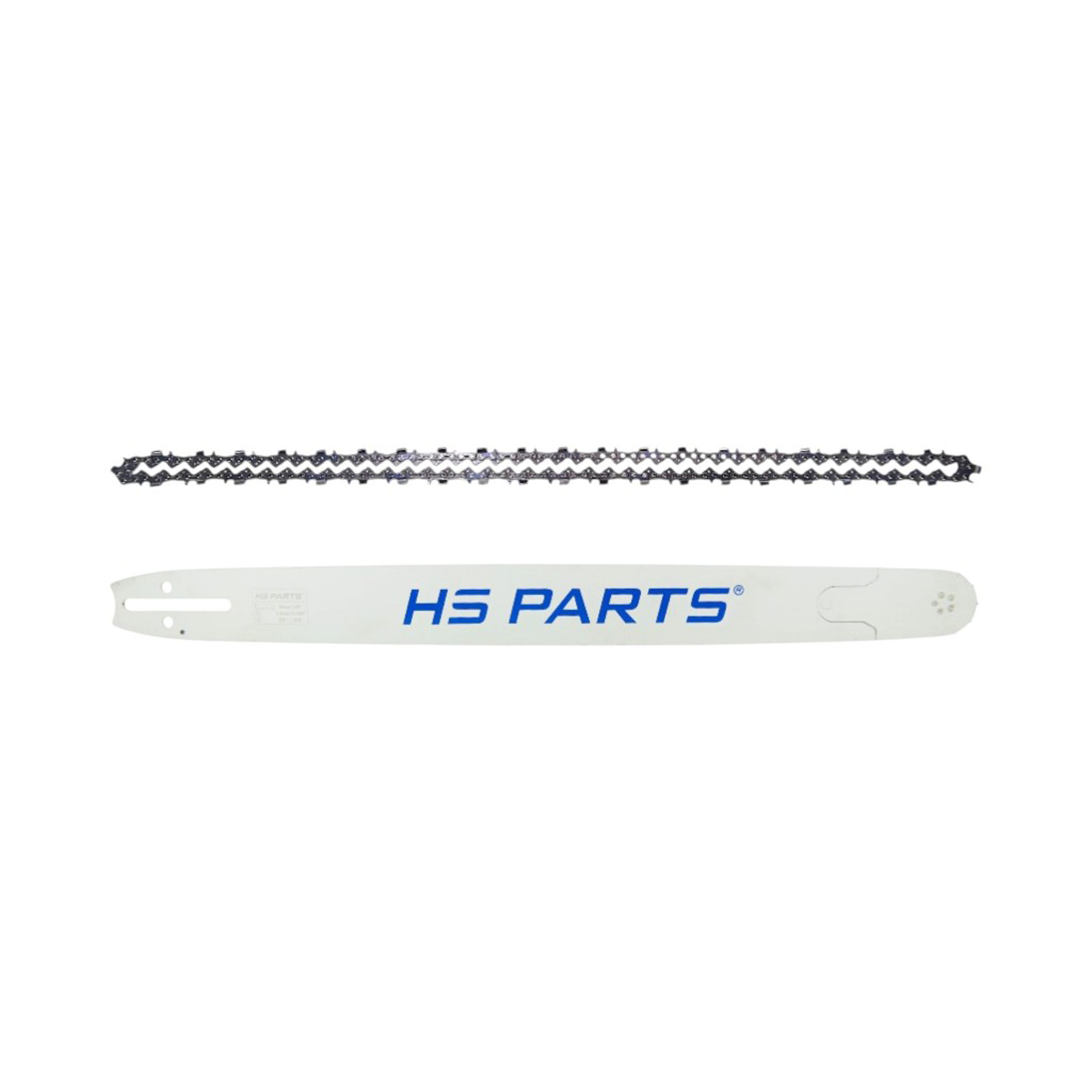 HS PARTS profesionální vodící lišta 26" (65 cm) 3/8" .058" (1,5 mm) + pilový řetěz 89 článků hranatý zub pro Husqvarna 61 66 266 268 272 365 372XP 380 585 Solo 665 681 Jonsered 2077 2171 Dolmar PS6400 Makita DCS6400