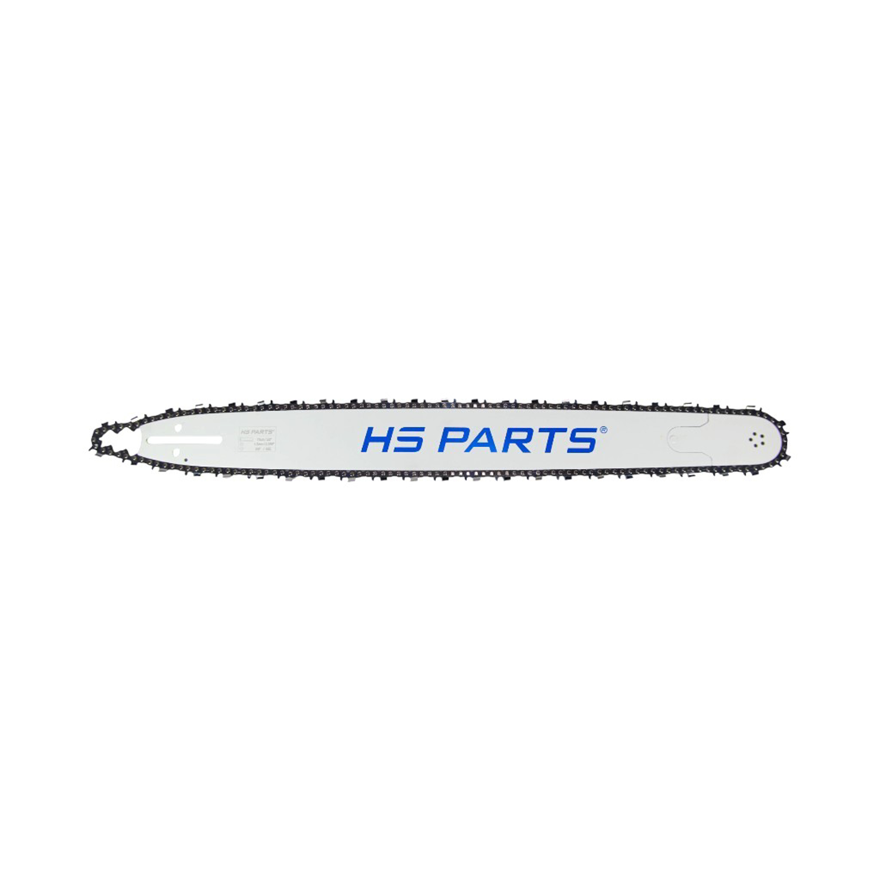 HS PARTS profesionální vodící lišta 28" (70 cm) 3/8" .058" (1,5 mm) + pilový řetěz 92 článků hranatý zub pro Husqvarna 61 66 266 268 272 365 372XP 380 585 Solo 665 681 Jonsered 2077 2171 Dolmar PS6400 Makita DCS6400