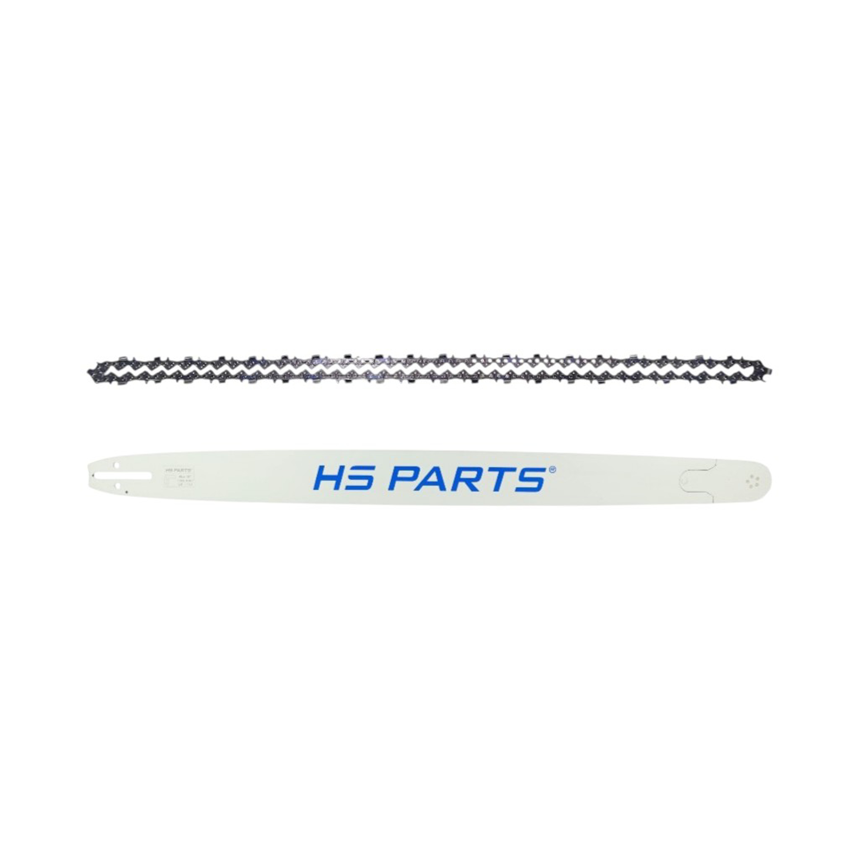 HS PARTS profesionální vodící lišta 36" (90 cm) 3/8" .063" (1,6 mm) + pilový řetěz 114 článků hranatý zub pro Husqvarna 61 66 266 268 272 365 372XP 380 585 Solo 665 681 Jonsered 2077 2171 Dolmar PS6400 Makita DCS6400