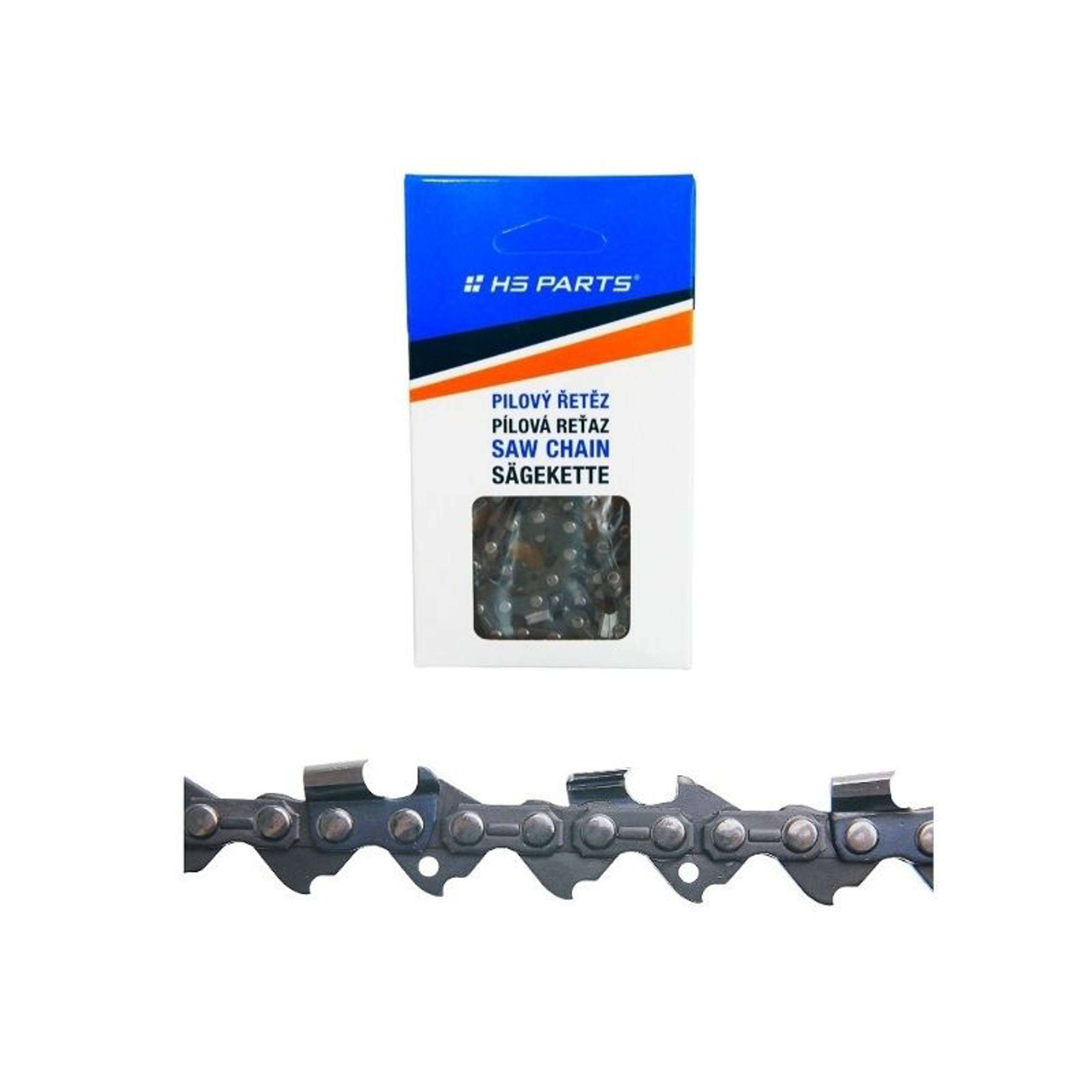 HS PARTS pilový řetěz na podélné řezání .325" .050" (1,3 mm) 66 článků kulatý zub pro Husqvarna 36 45 55 136 154 254 257 262 345 346 357 435 445 460 Jonsered 2054 2152 2155 CS2149W Dolmar 109 111 116 Oleomac 947 952 962