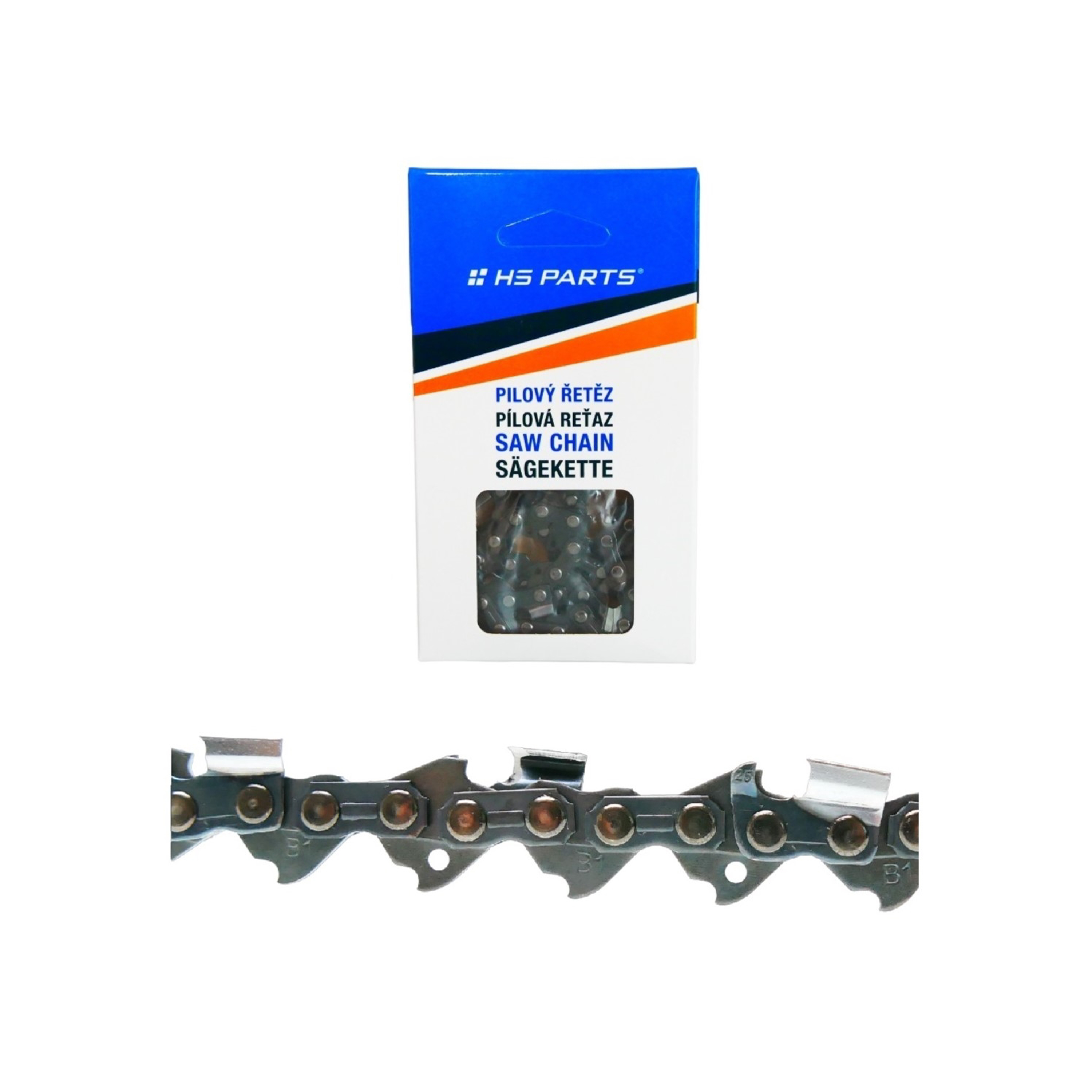 HS PARTS pilový řetěz .325" .050" (1,3 mm) 78 článků hranatý zub pro Husqvarna 36 40 42 45 51 55 240 242 254 257 262 338XPT 340 345 346 351 353 359 435 445 450 455 460