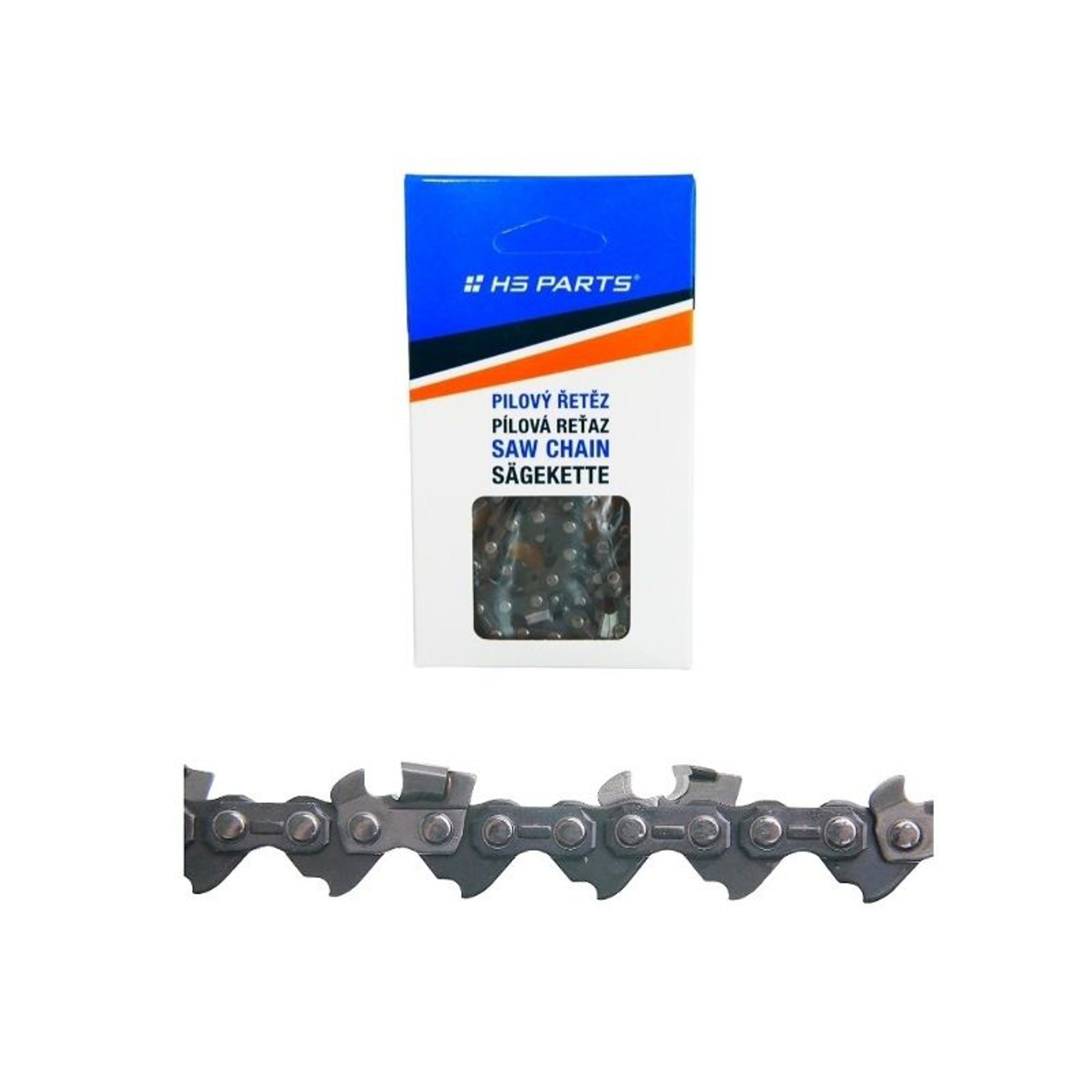 HS PARTS Pilový řetěz s karbidovými hroty .325" .058" (1,5 mm) 66 článků hranatý zub pro Husqvarna 36 40 42 45 51 55 240 242 254 257 262 338XPT 340 345 346 351 353 359 435 445 450 455 460