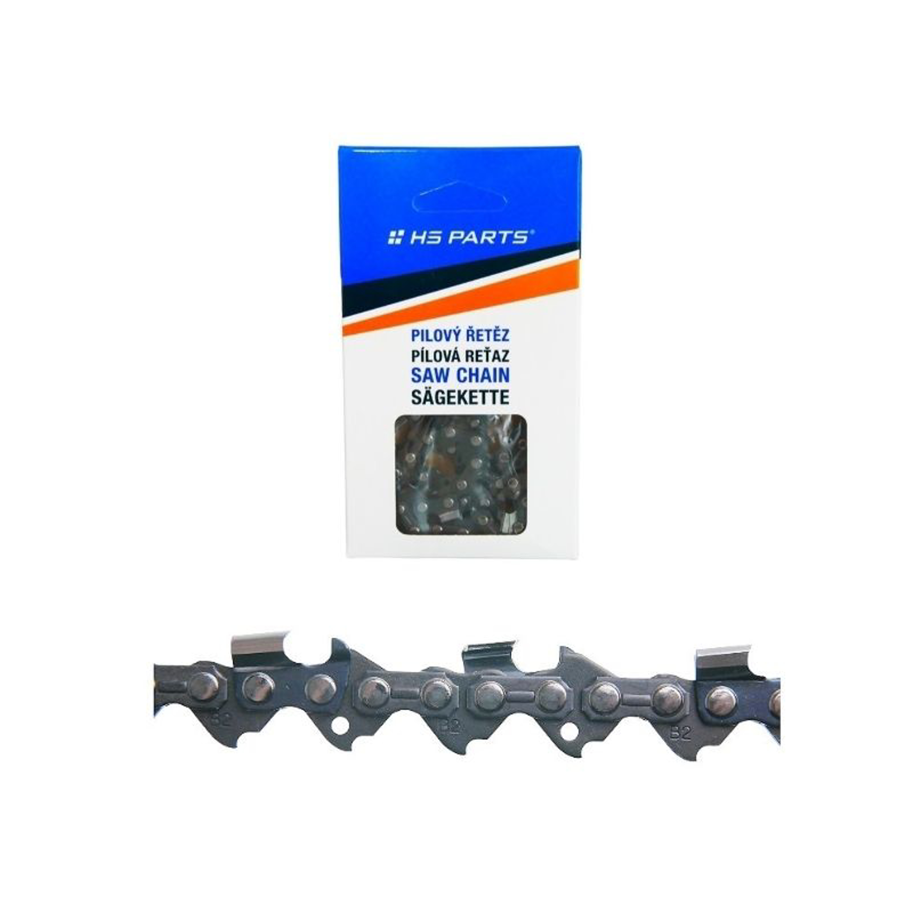 HS PARTS pilový řetěz na podélné řezání .325" .058" (1,5 mm) 66 článků kulatý zub pro Husqvarna 36 45 55 136 154 254 257 262 345 346 357 435 445 460 Jonsered 2054 2152 2155 CS2149W Dolmar 109 111 116 Oleomac 947 952 962