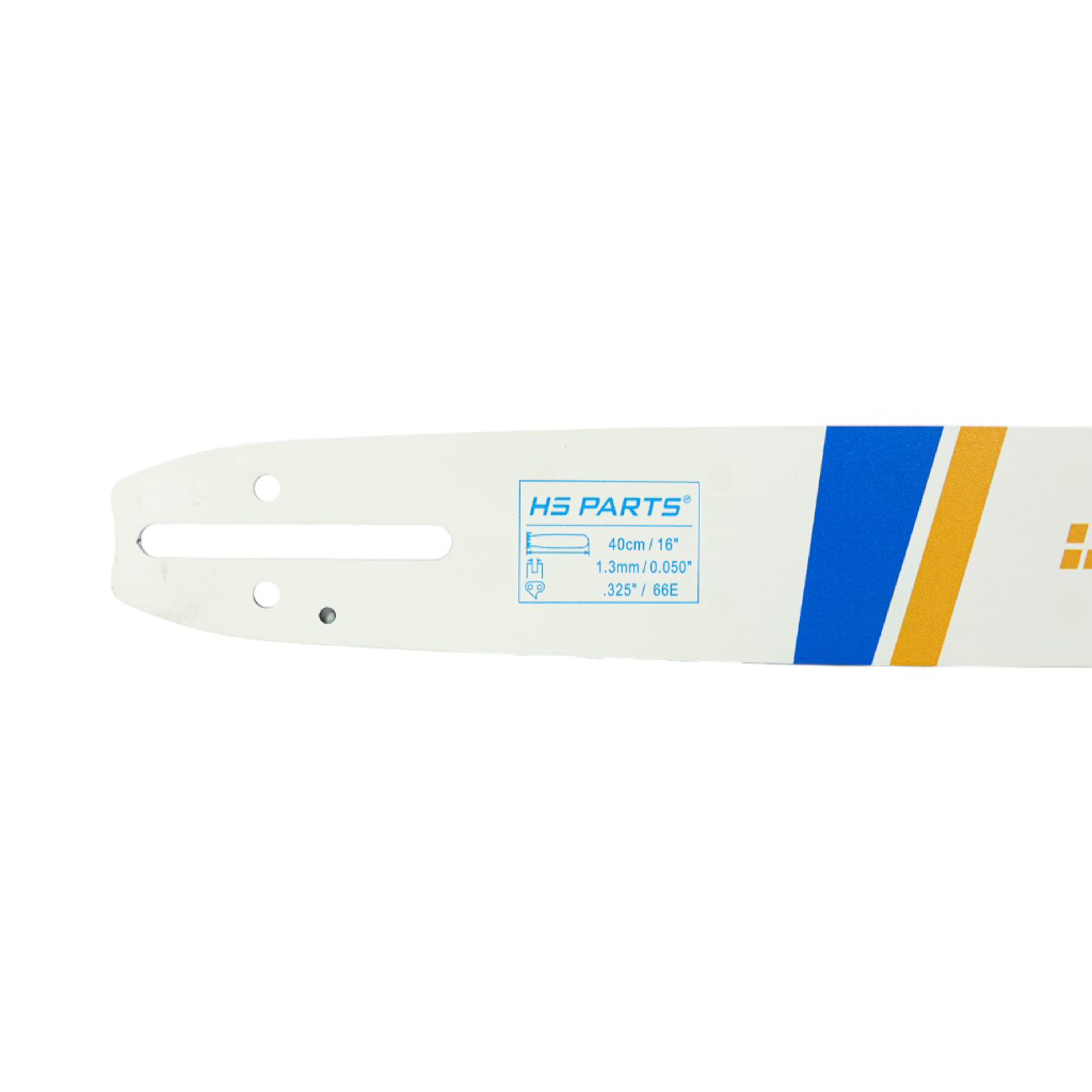 HS PARTS vodící lišta 16" (40 cm) .325" .050" (1,3 mm) + pilový řetěz 66 článků hranatý zub pro Husqvarna 36 41 136 141 243 Jonsered 2040 2141 2152 Makita DCS3500 Dolmar PS351 PS410 Shindaiwa 360 366 377 Echo CS4200ES CS4400