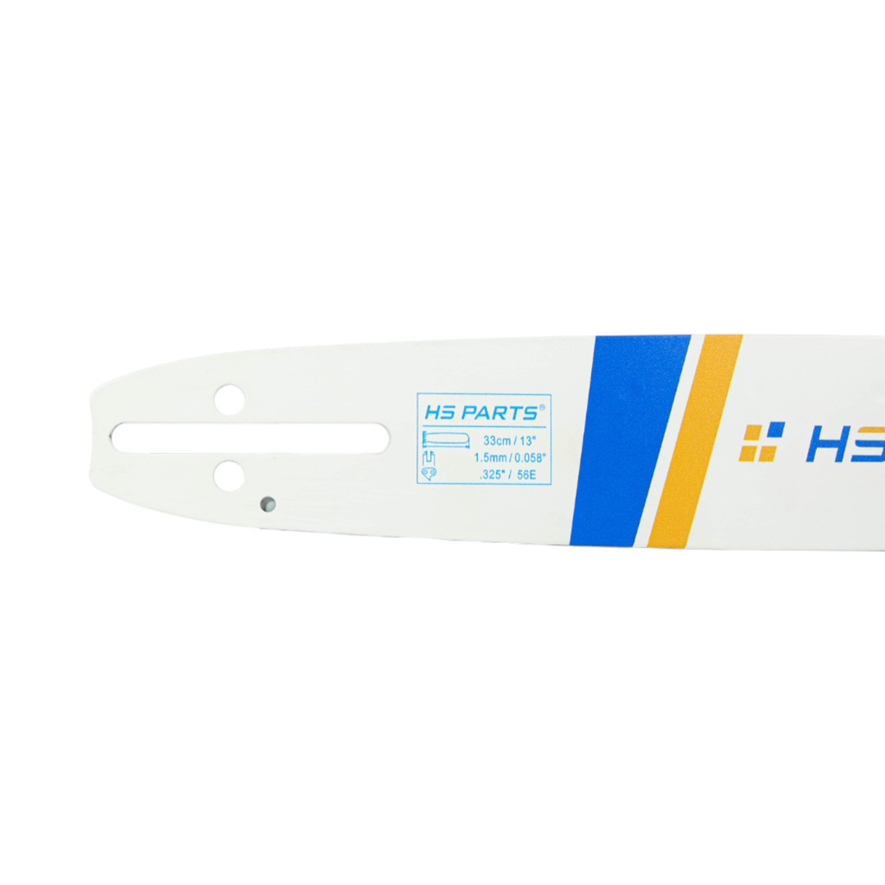HS PARTS vodící lišta 13" (33 cm) .325" .058" (1,5 mm) + pilový řetěz 56 článků hranatý zub pro Husqvarna 40 45 55 136 154 254 257 262 345 346 357 435 445 460 Jonsered 2155 CS2149W Dolmar 112 116 Oleomac 947 952 962