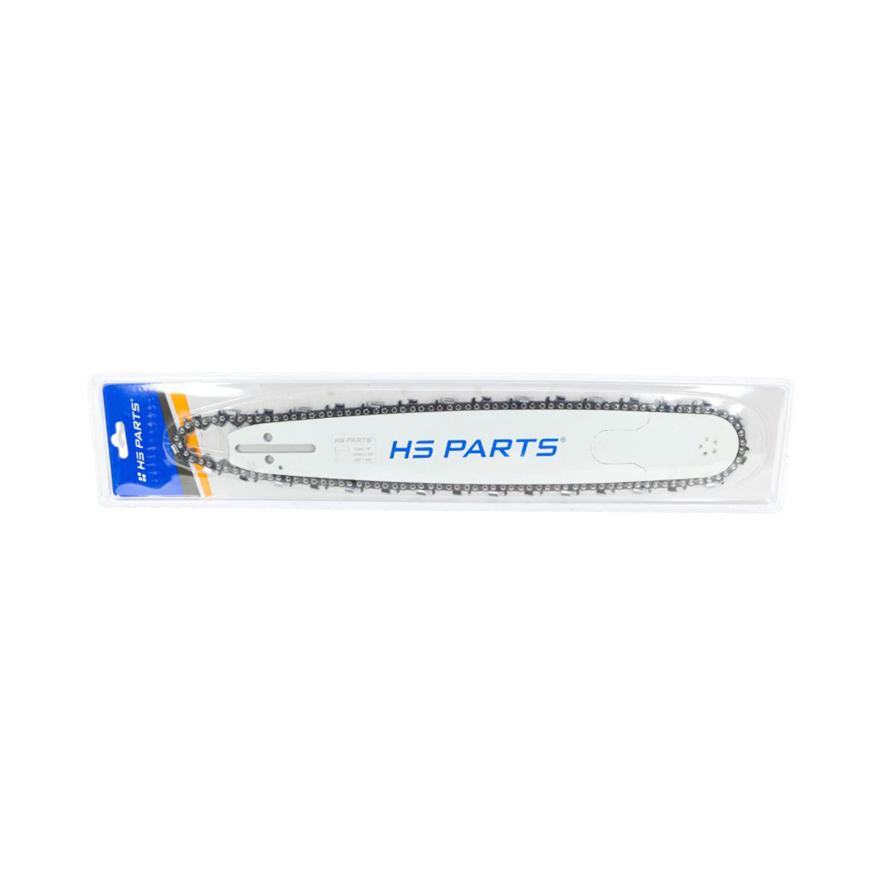 HS PARTS profesionální vodící lišta 16" (40 cm) .325" .058" (1,5 mm) + pilový řetěz 66 článků hranatý zub pro Husqvarna 36 45 55 136 154 254 257 262 345 346 357 435 445 460 Jonsered 2054 2152 2155 CS2149W Dolmar 112 116 Oleomac 952 962