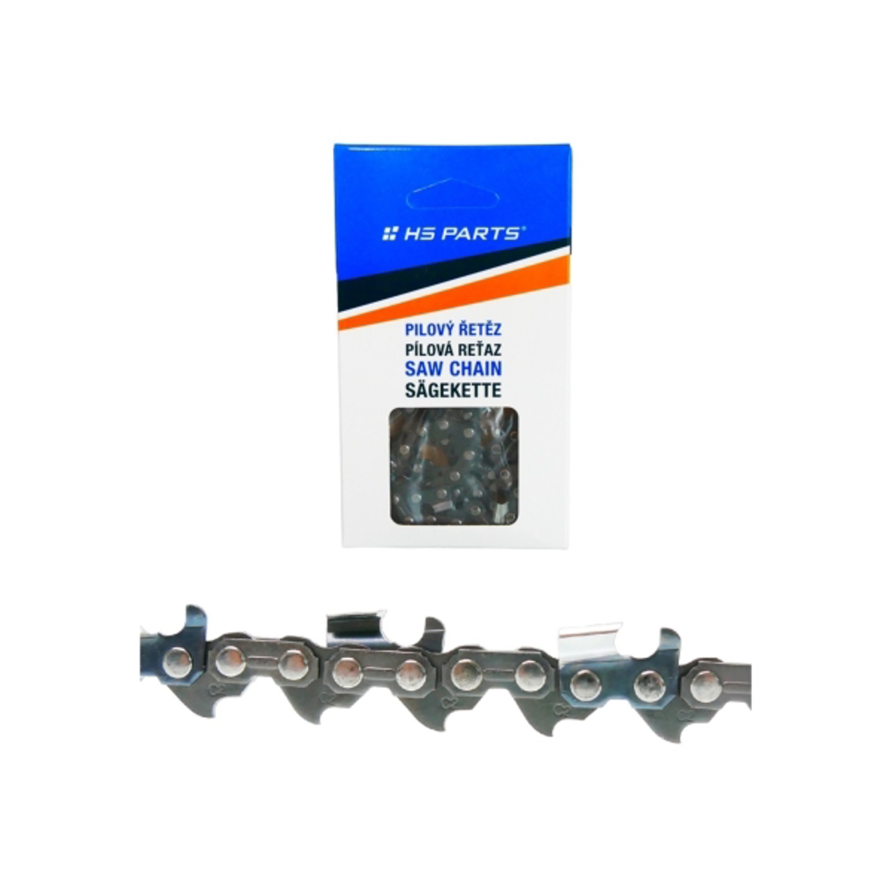 HS PARTS pilový řetěz na podélné řezání 3/8" .058" (1,5 mm) 93 článků kulatý zub pro Husqvarna 61 66 266 268 272 365 372XP 385 585 Solo 665 670 681 Jonsered 2077 2171 Dolmar PS6400 Shindaiwa 285 577 Makita DCS6400 DCS7301