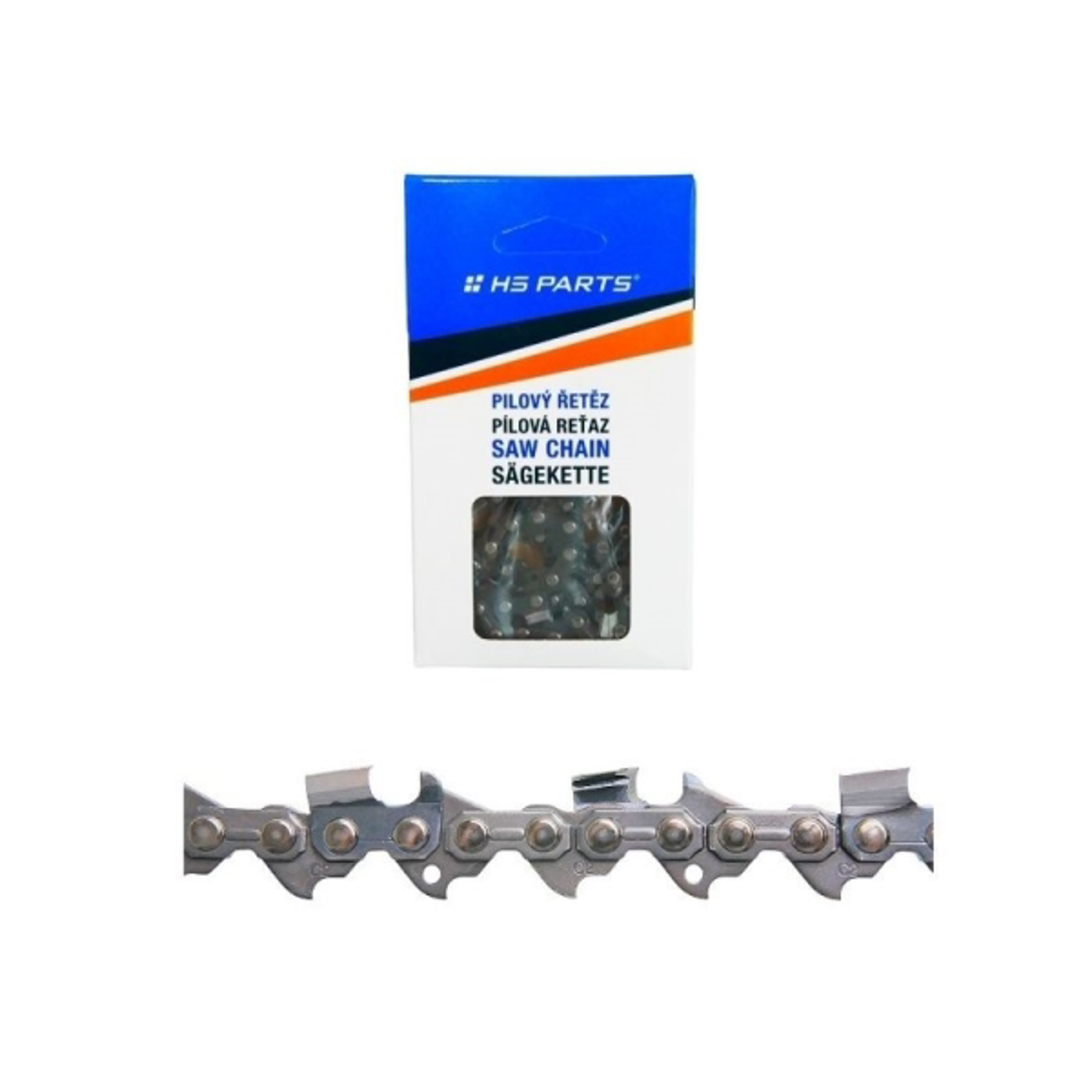 HS PARTS pilový řetěz 3/8" .058" (1,5 mm) 92 článků hranatý zub pro Husqvarna 66 162 181 266 268 362 365 372XP 380 385 390XP 394XPG 555 560XP 562 570 572 575XP 576XP