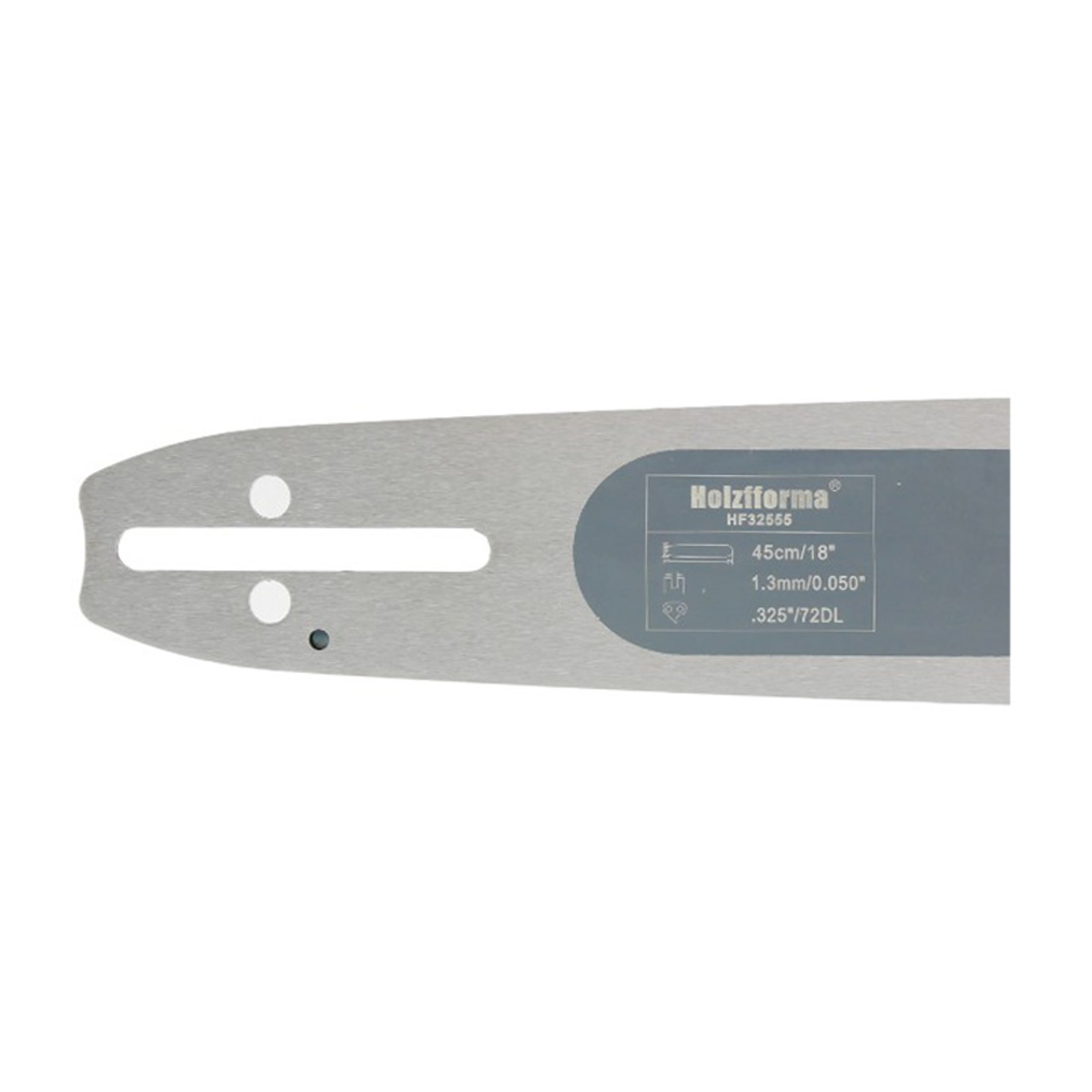 Holzfforma vodící lišta 18" (45 cm) .325" .050" (1,3 mm) 72 čl. pro Husqvarna 246 257 262 339XP 345 351 357 455 460 550XPG 555 560XP Jonsered 2051 2145 2159 Solo 630 636 637 643