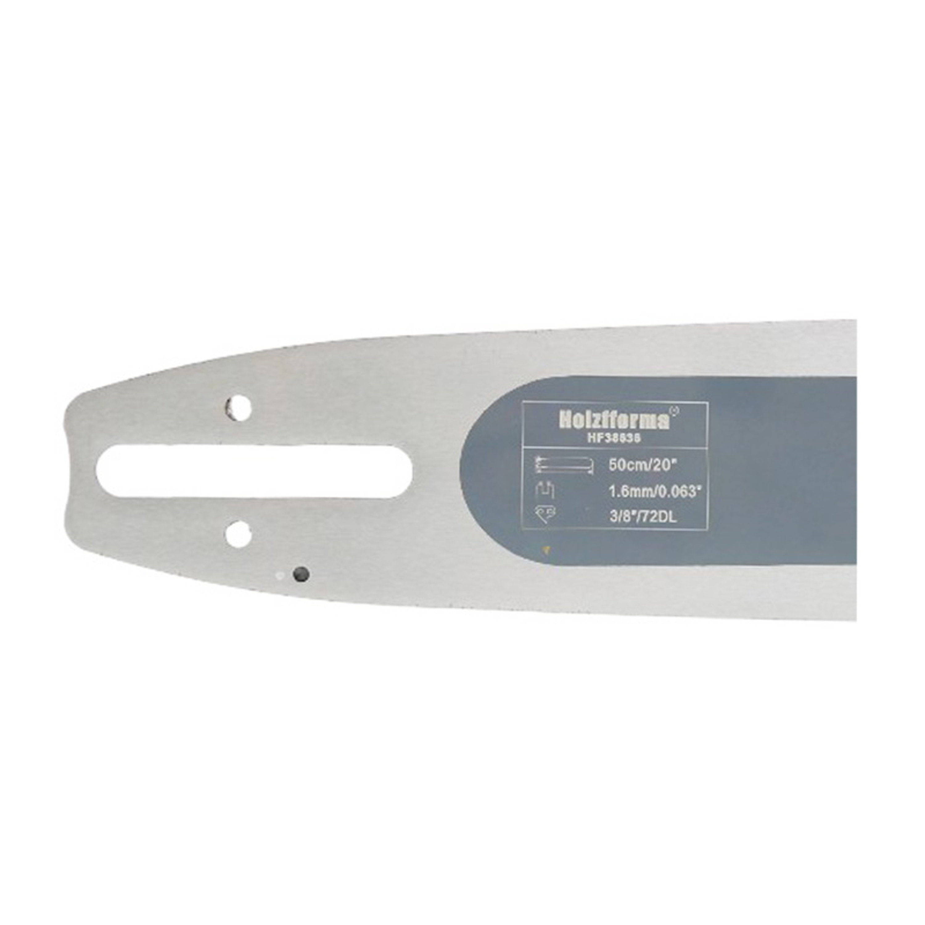 Holzfforma vodící lišta 20" (50 cm) 3/8" .063" (1,6 mm) 72 čl. pro Stihl 034 036 038 044 046 056 066 MS361 MS362 MS390 MS440 MS441 MS460 MS461 MS462 MS650 MS660 MS661 MS880
