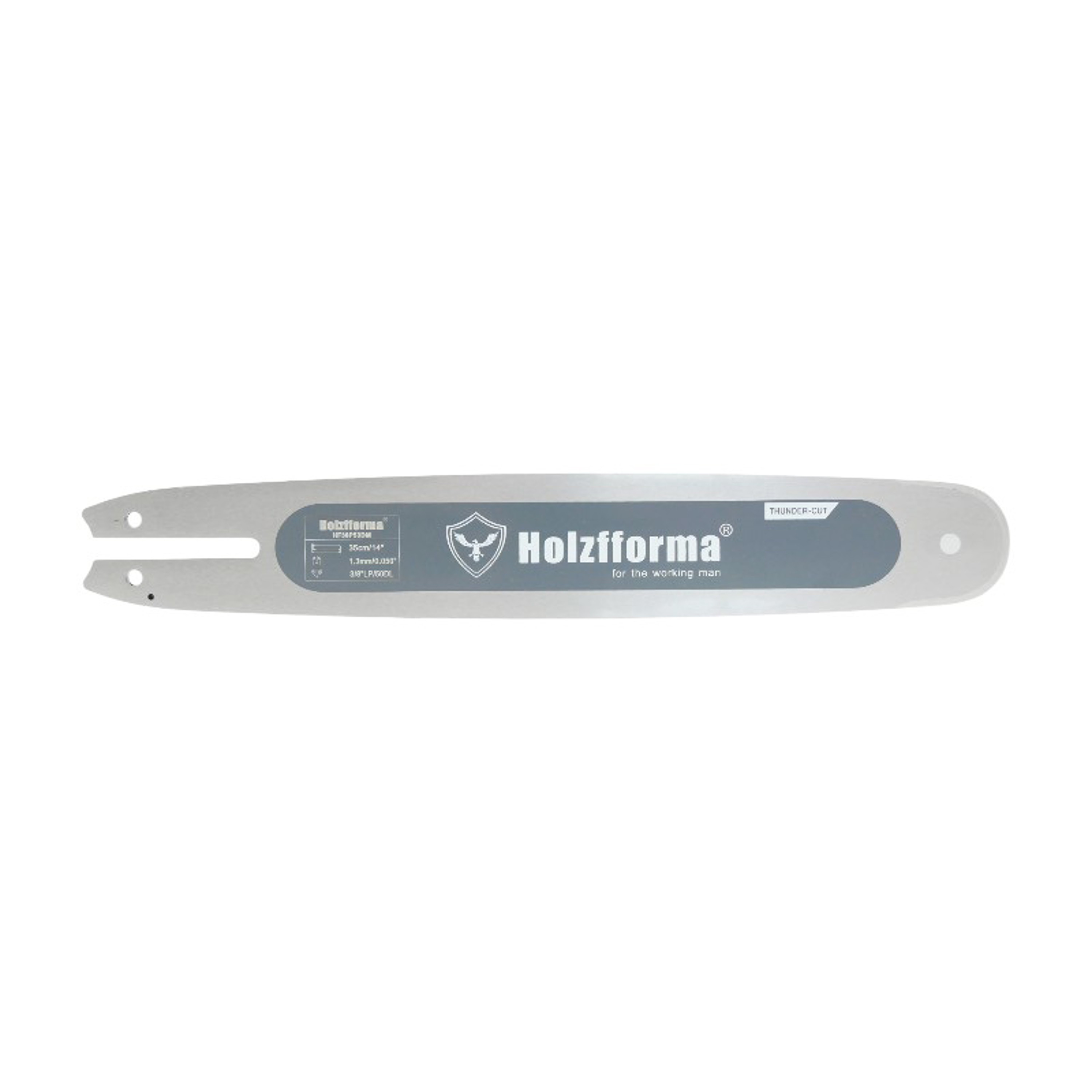 Holzfforma vodící lišta 14" (35 cm) 3/8" .050" (1,3 mm) 50 čl. pro Stihl 009 010 011 012 015 017 018 019 020 021 023 025 MS170 MS180 MS181 MS190 MS191 MS192 MS193 MS194 MS200 MS201 MS210 MS211 MS230 MS241 MS250 MS251