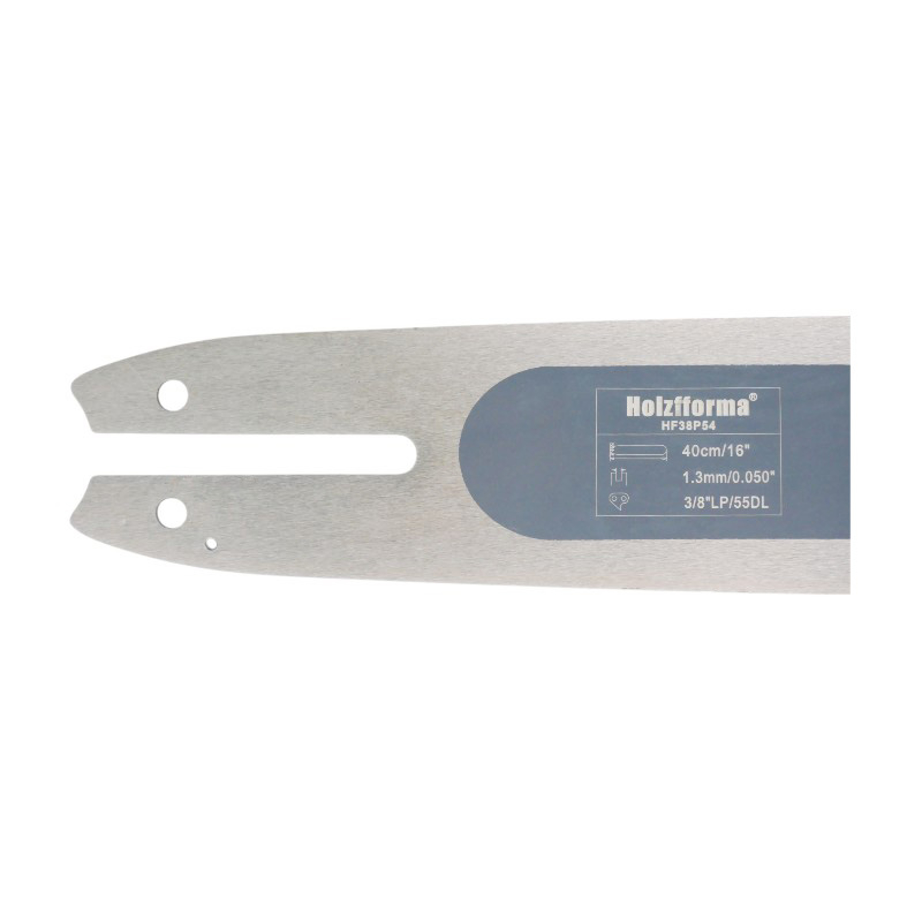 Holzfforma vodící lišta 16" (40 cm) 3/8" .050" (1,3 mm) 55 čl. pro Stihl 009 010 011 012 015 017 018 019 020 021 023 025 MS170 MS180 MS181 MS190 MS191 MS192 MS193 MS194 MS200 MS201 MS210 MS211 MS230 MS241 MS250 MS251