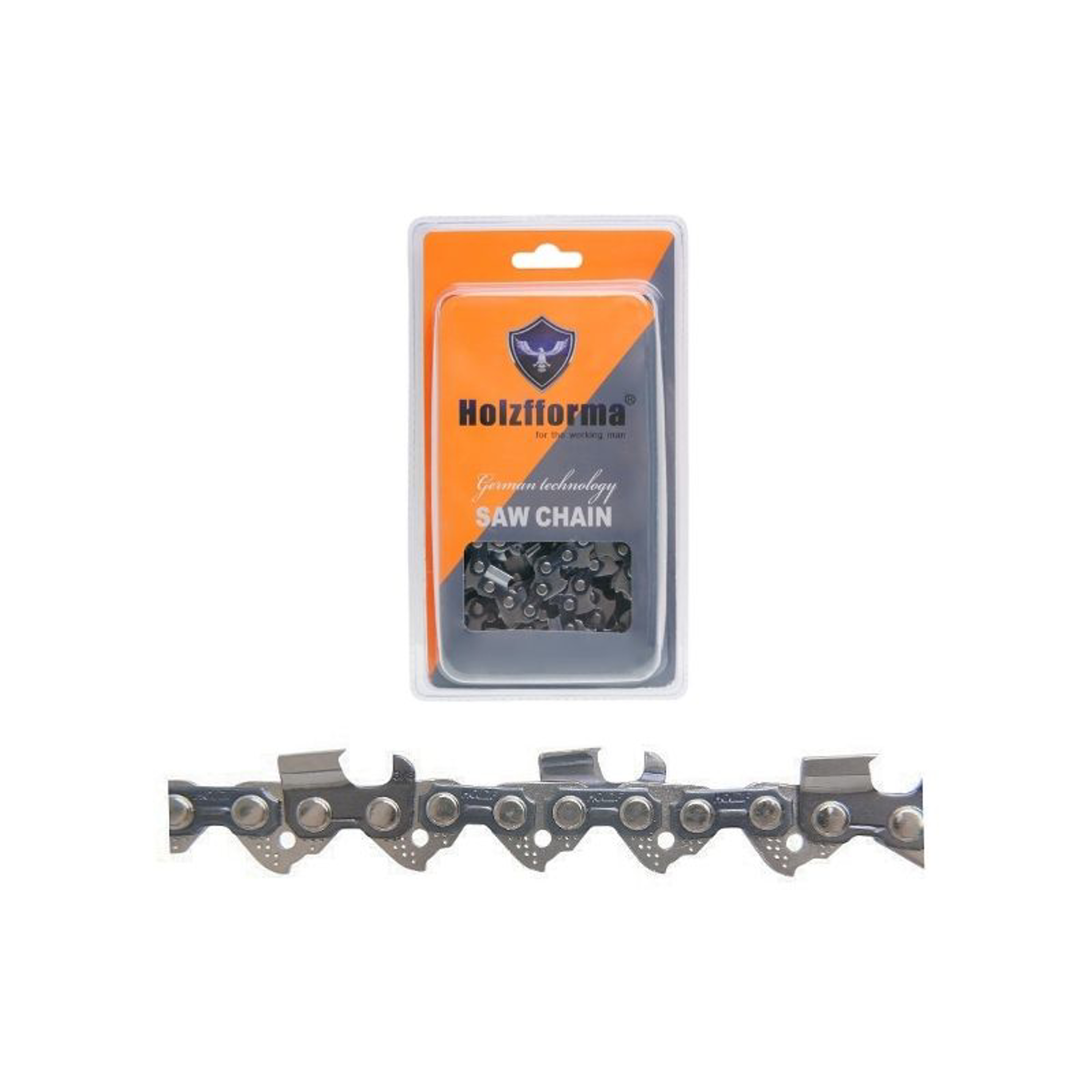 Holzfforma pilový řetěz 3/8" .063" (1,6 mm) 114 článků hranatý zub pro Stihl 034 036 038 044 046 056 066 MS361 MS362 MS390 MS440 MS441 MS460 MS461 MS462 MS650 MS660 MS661 MS880