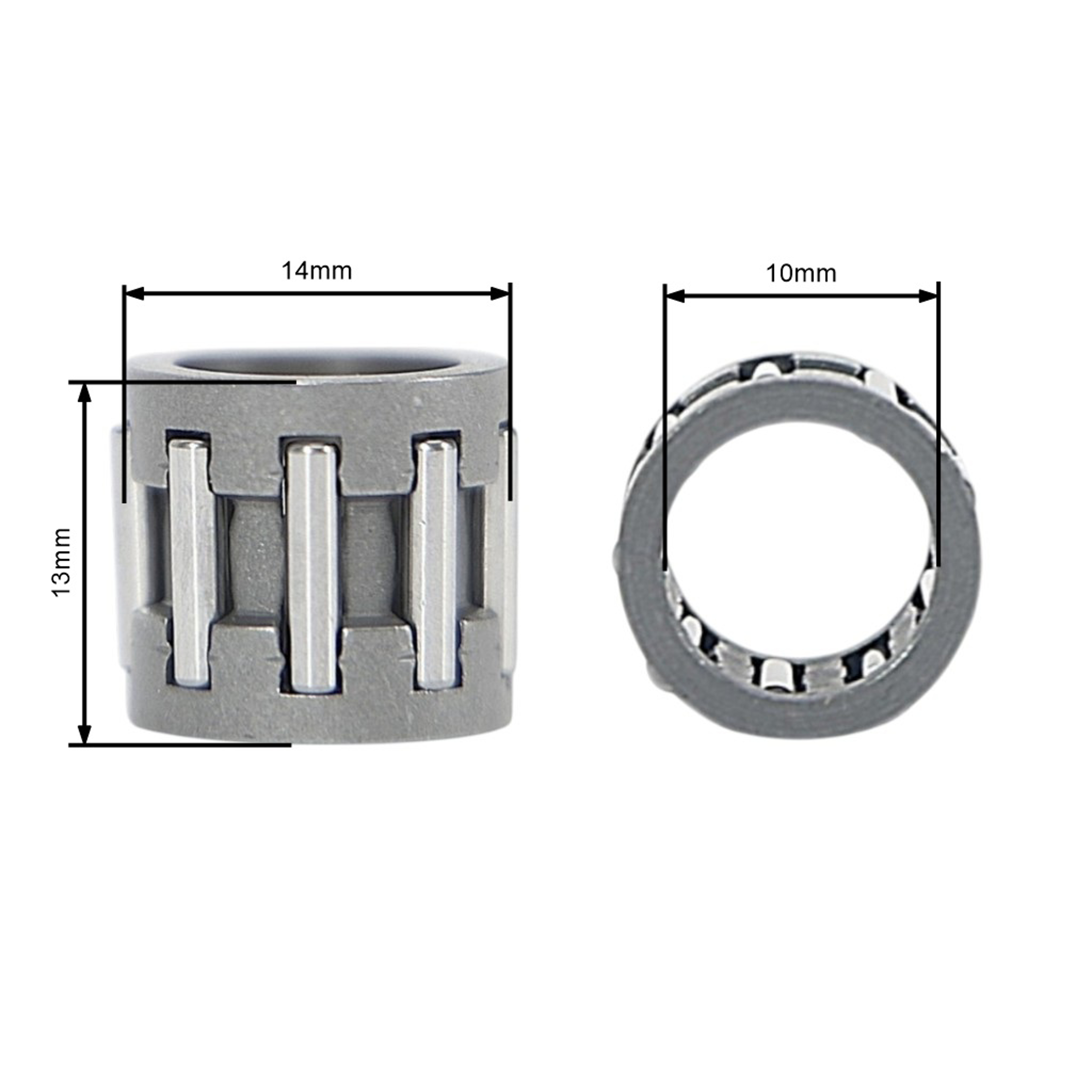 Ložisko pístního čepu 10 mm x 14 mm x 13 mm pro motorové pily Stihl 028 028AV 029 039 MS290 MS310 MS390 (OEM 95120032340)