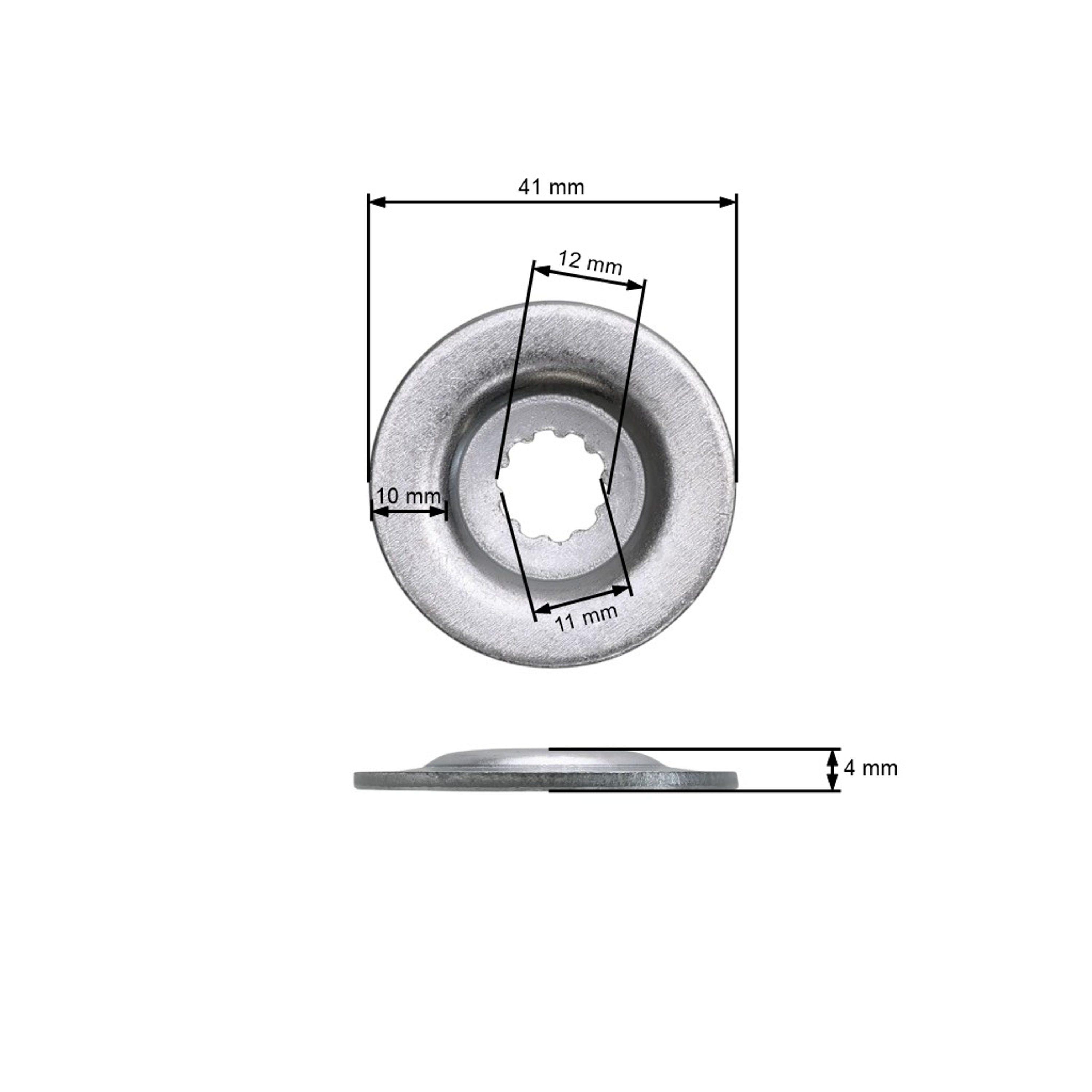 HS PARTS podložka žacího nože pro křovinořezy Stihl FS36 FS44 FS74 FS87 FS108 FS110 FS120 FS130 FS250 (OEM 41307131600)