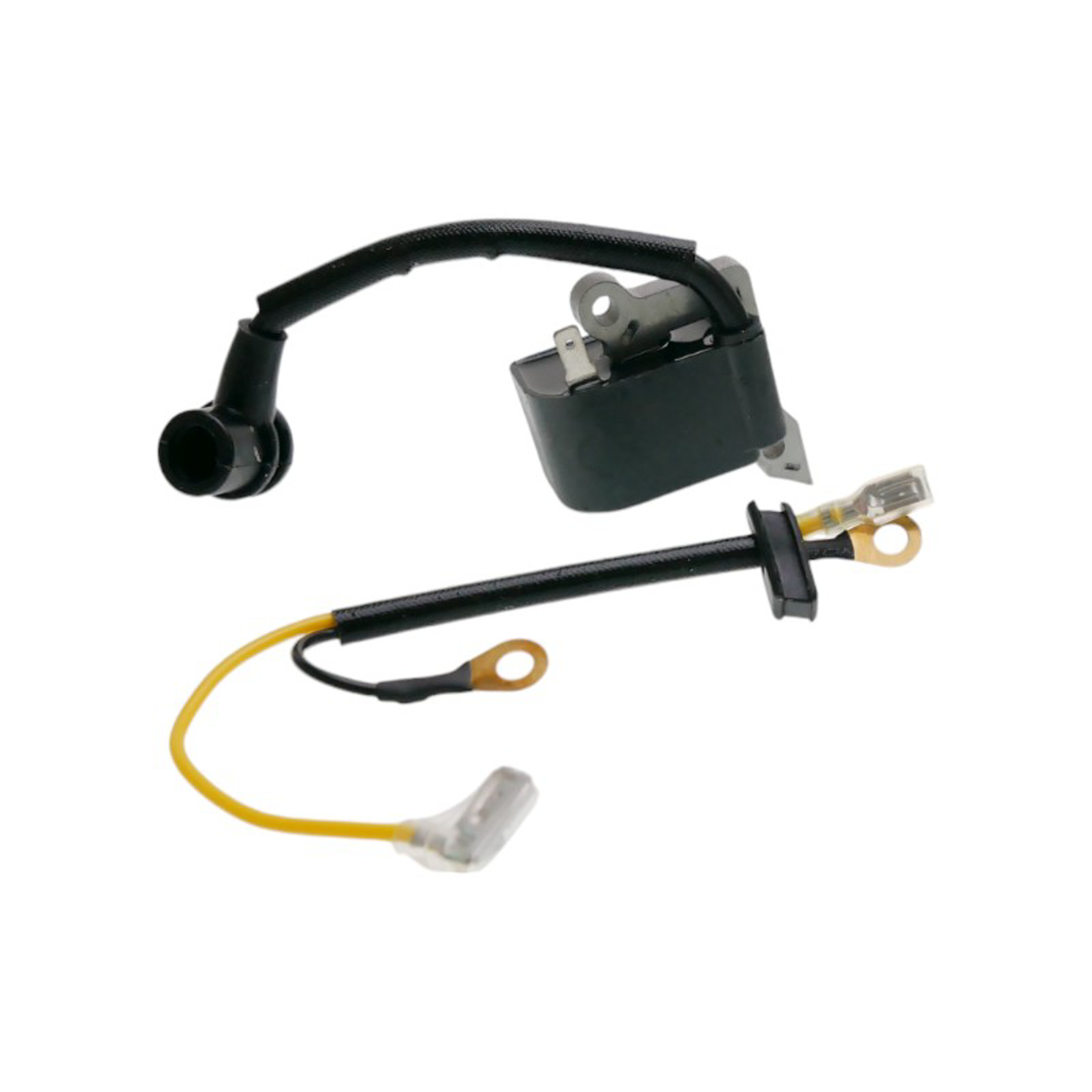 HS PARTS zapalování pro motorové pily Husqvarna 137 137E 142 142E vhodný ventilátor se 2 magnety (OEM 530039239)