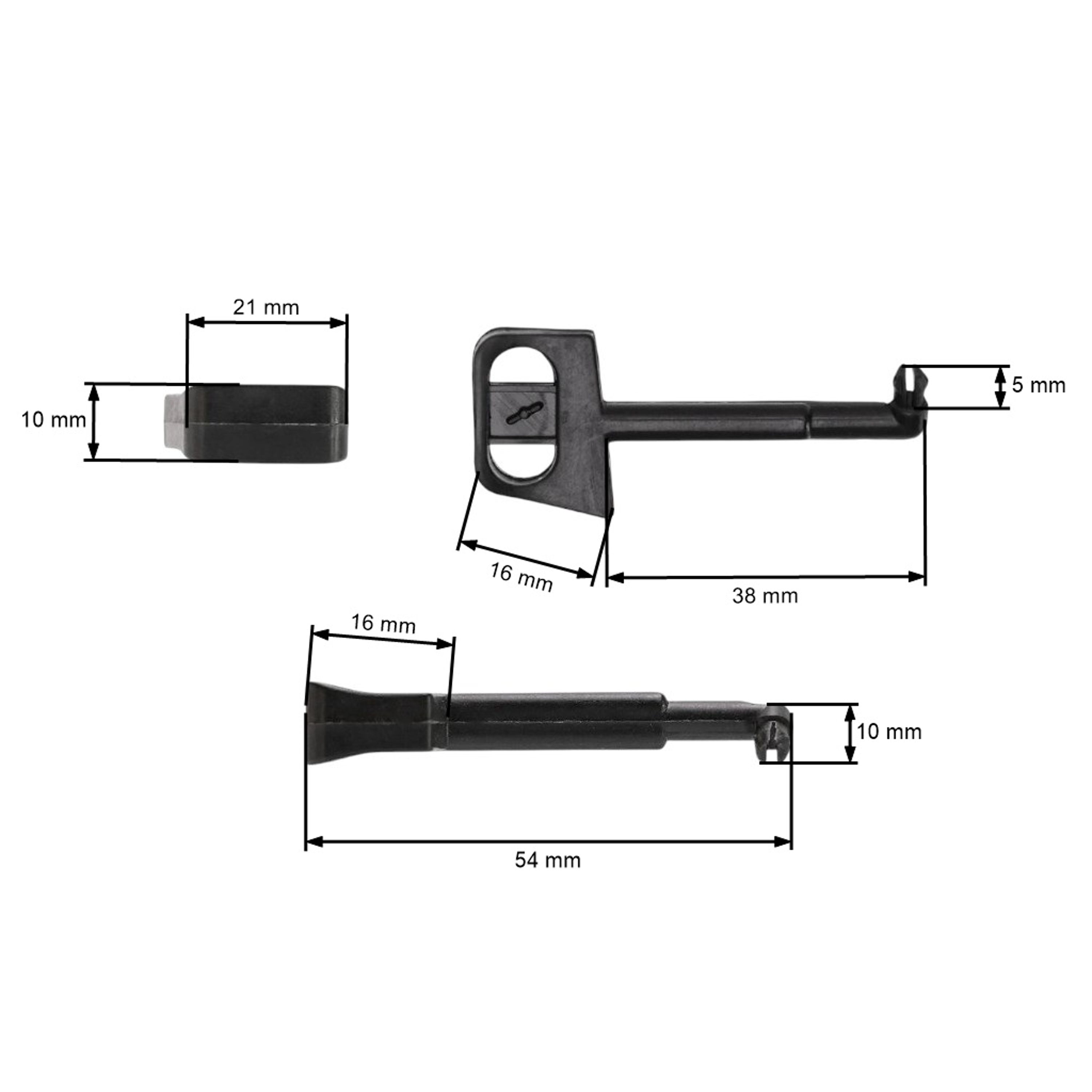 HS PARTS táhlo sytiče pro motorové pily Husqvarna 36 41 136 137 141 142 (OEM 530029831)
