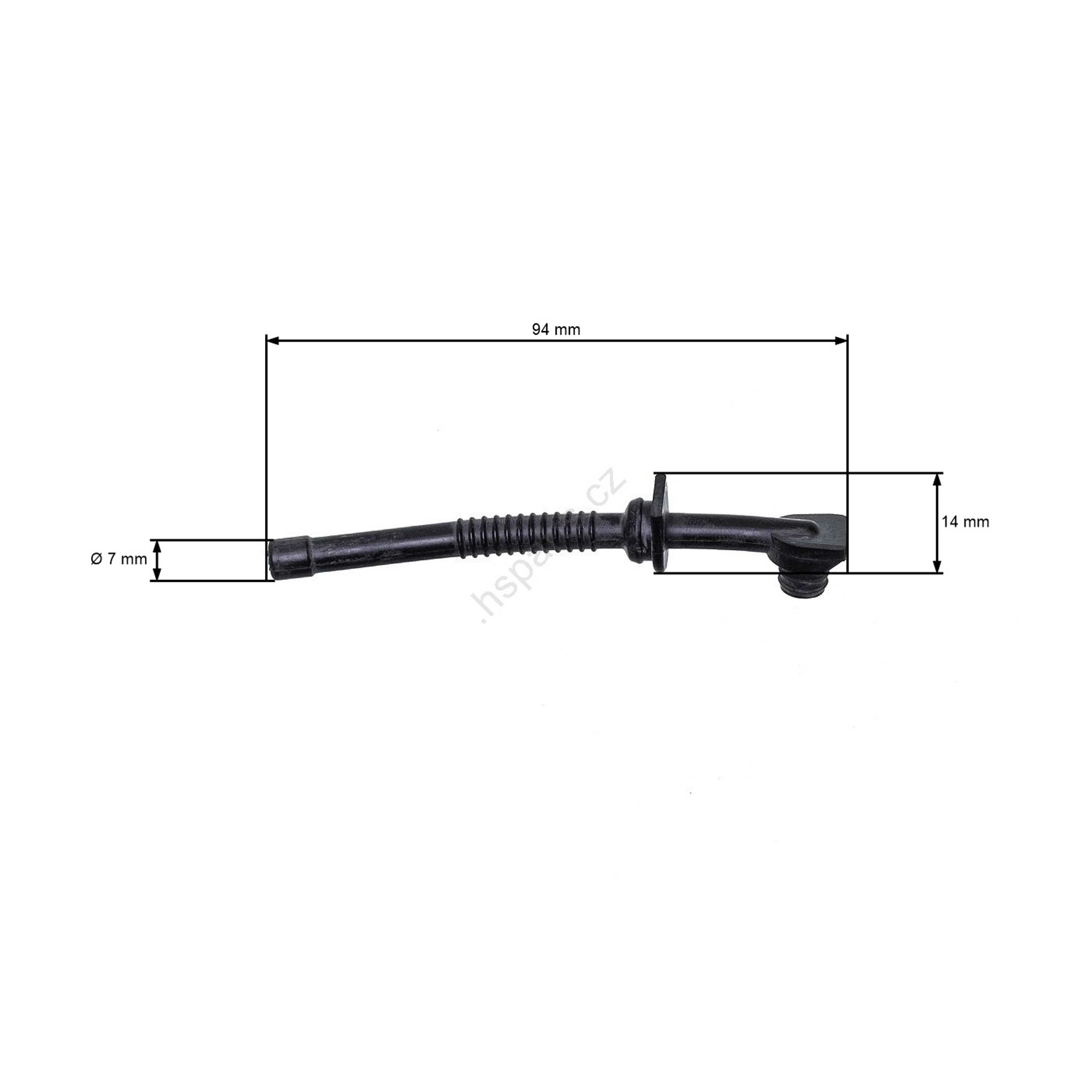 HS PARTS olejová hadička pro motorové pily Stihl 017 018 MS170 MS180 (OEM 11306479400)
