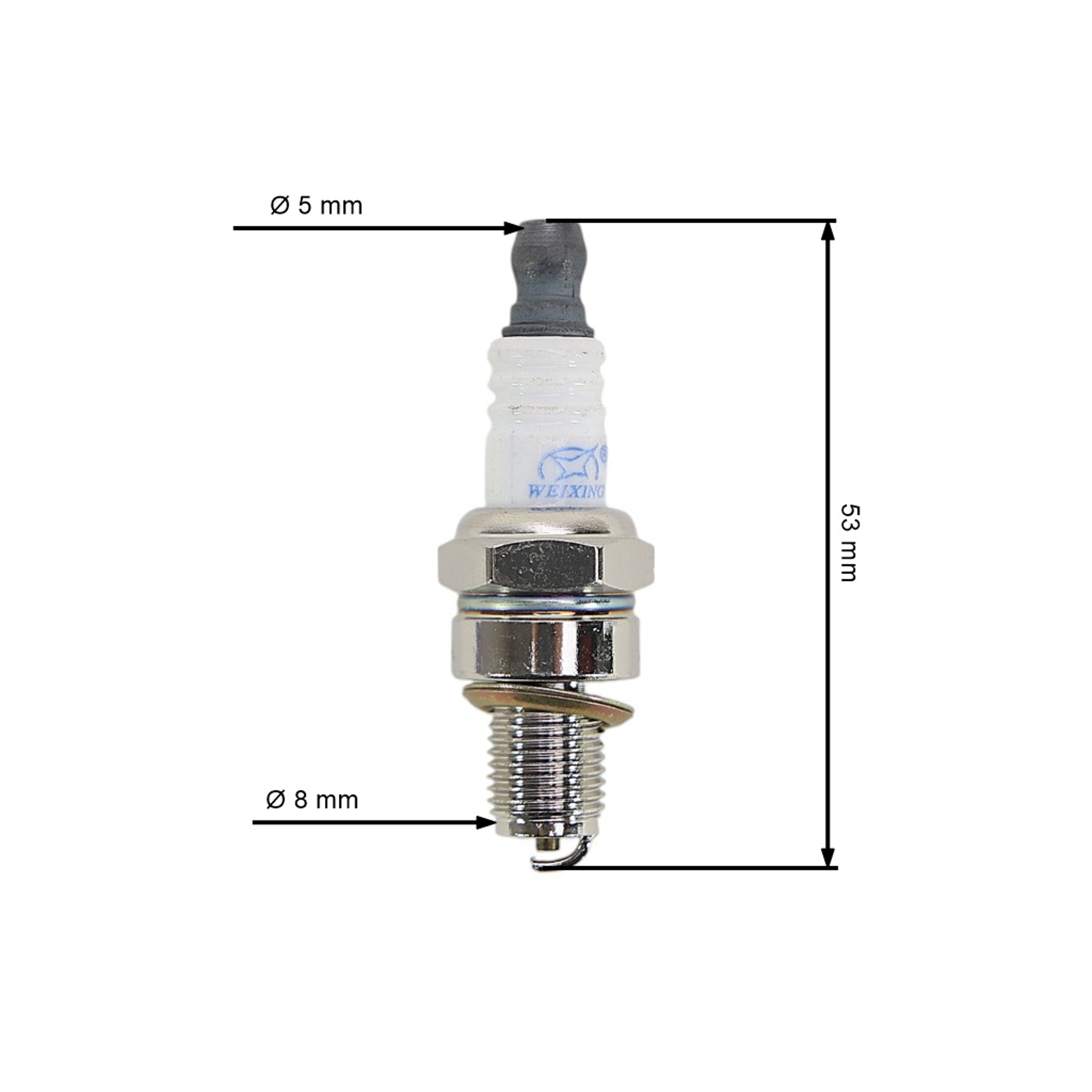 HS PARTS zapalovací svíčka pro motorové pily a křovinořezy Stihl MS171 MS181 MS211 Husqvarna 545 550XP 555 556 560XP (OEM 00004007009 NGK CMR5H 574519601)