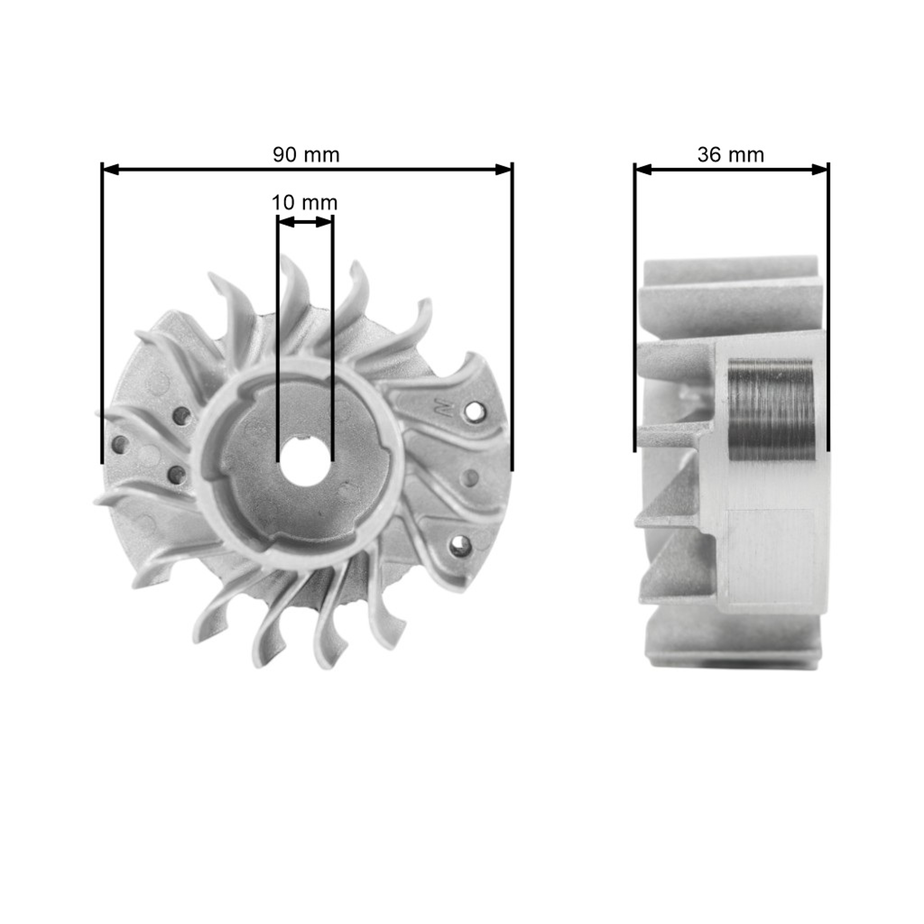 Ventilátor pro motorové pily Stihl 021 023 025 MS210 MS230 MS250 (OEM 11234001203)