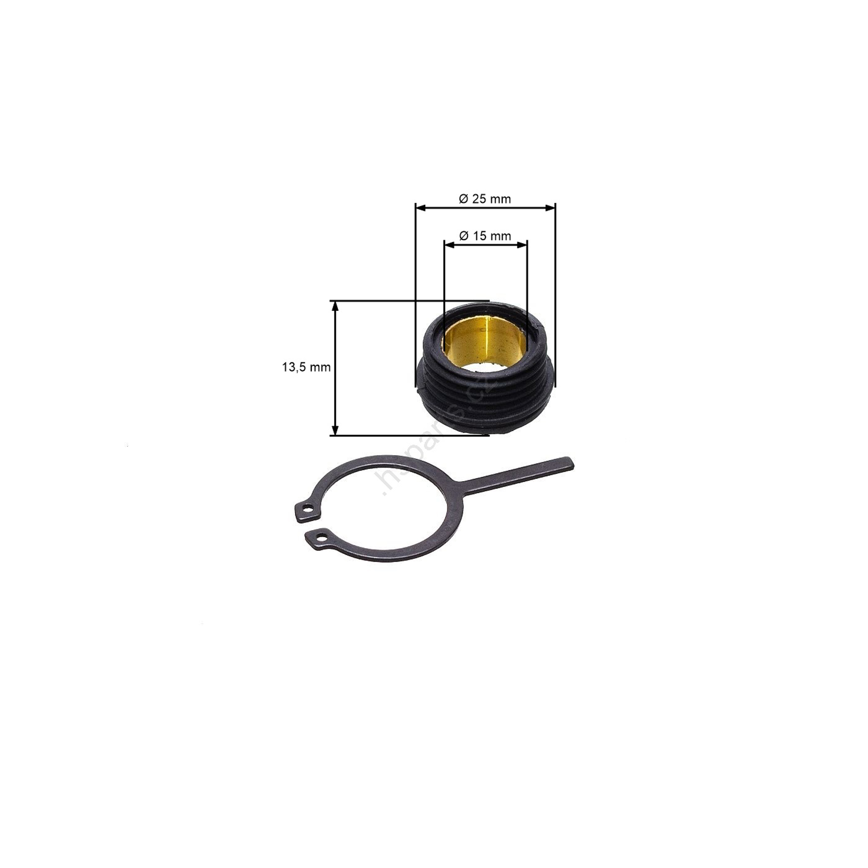 HS PARTS kompletní šnek mazání pro motorové pily Stihl 024 026 MS240 MS260 MS261 (OEM 11216407111)
