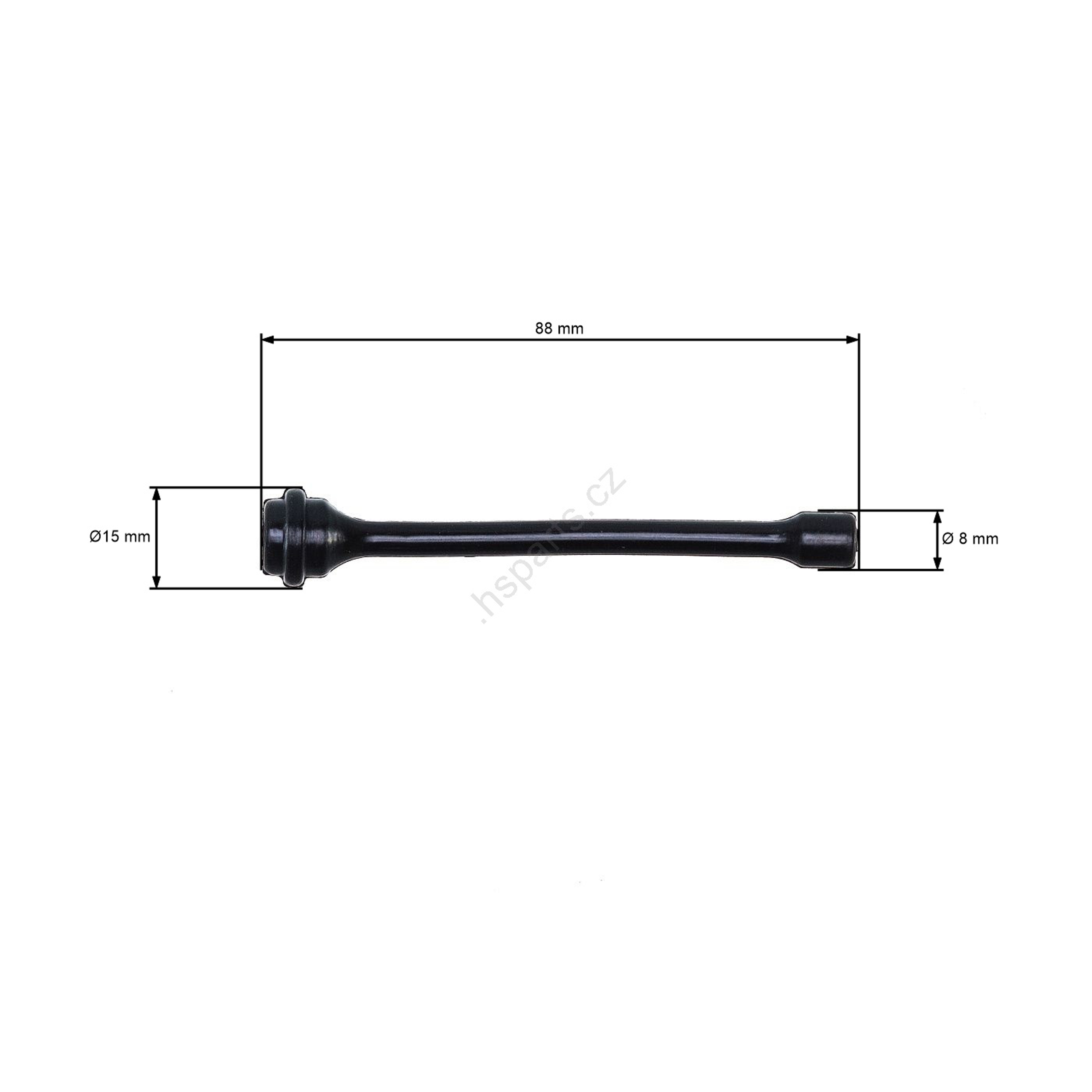 Olejová hadička pro motorové pily Husqvarna 61 66 266 268 272XP 281 281XP 288 288XP 394XP 395XP Jonsered 625 630 670 2094 (OEM 501519901)
