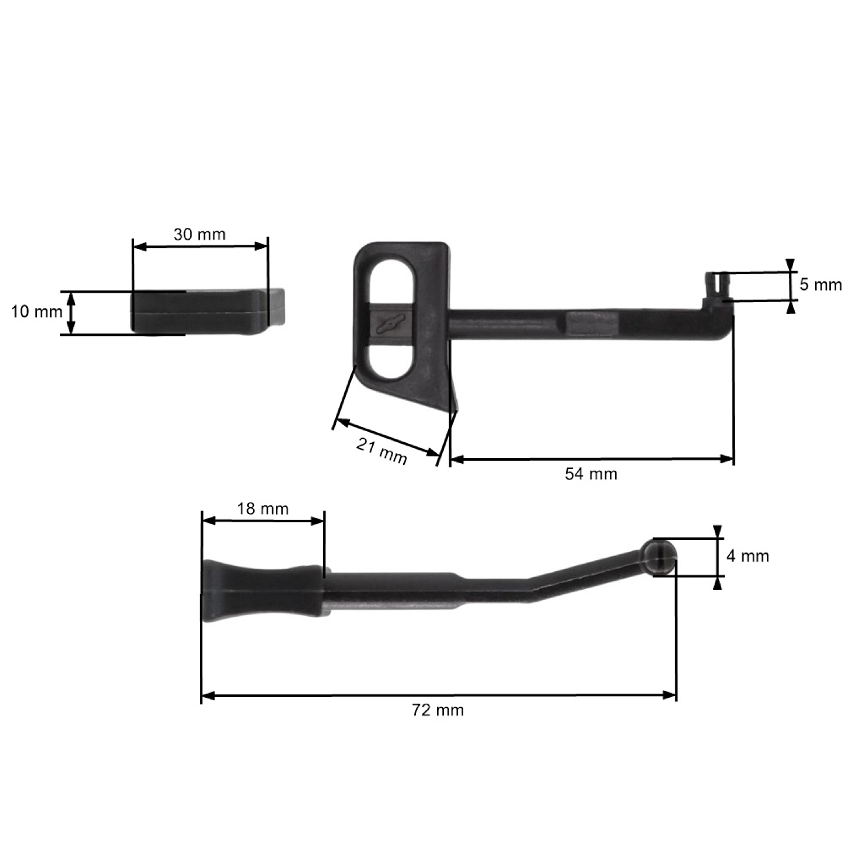 Táhlo sytiče pro motorové a rozbrušovací pily Husqvarna 61 66 181 266 268 272 281 288 XP 268K 272K (OEM 501527902)