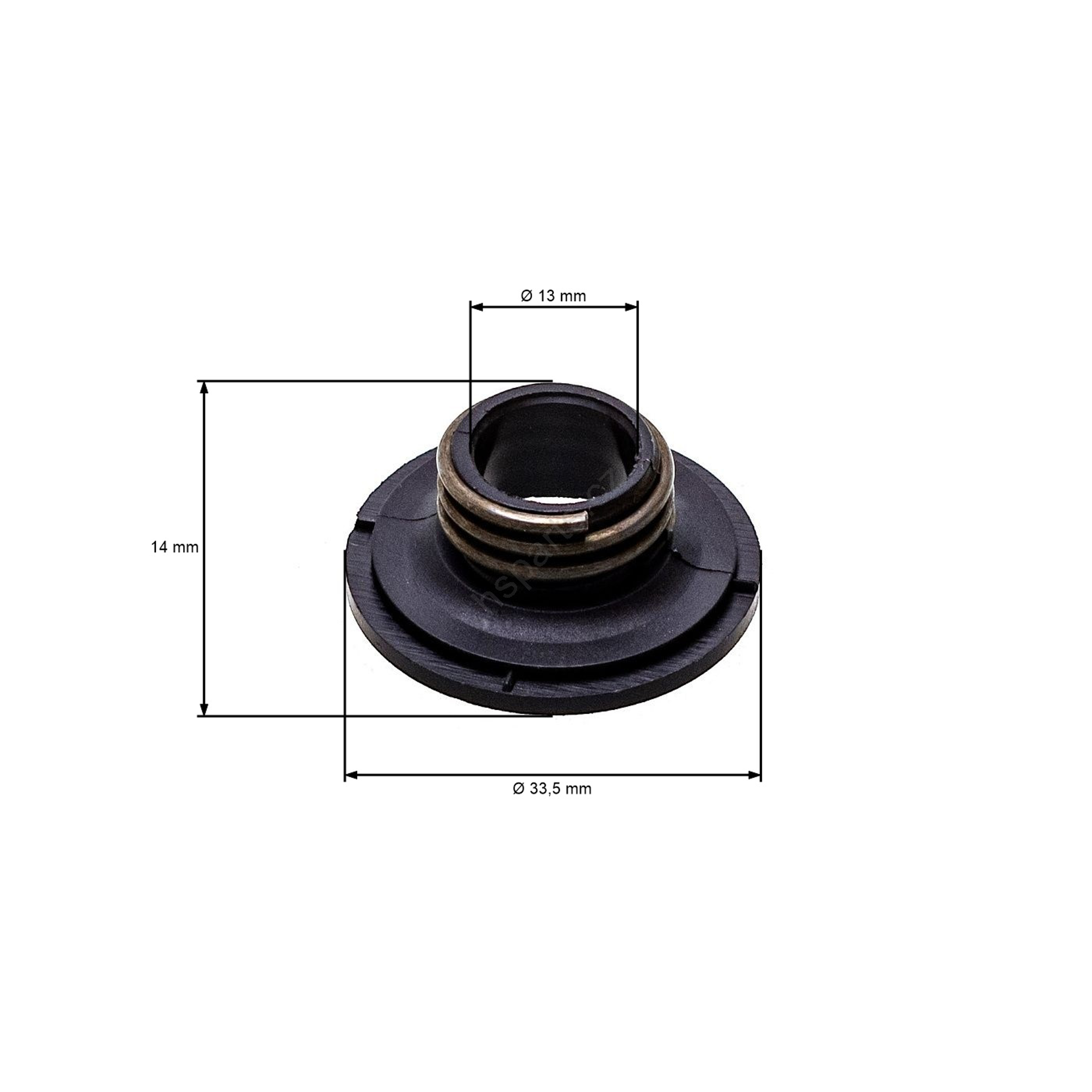HS PARTS šnek mazání pro motorové pily Husqvarna 340 345 350 445 450 Jonsered 2141 2145 2150 CS2141 CS2145 C2150 (OEM 503931801)