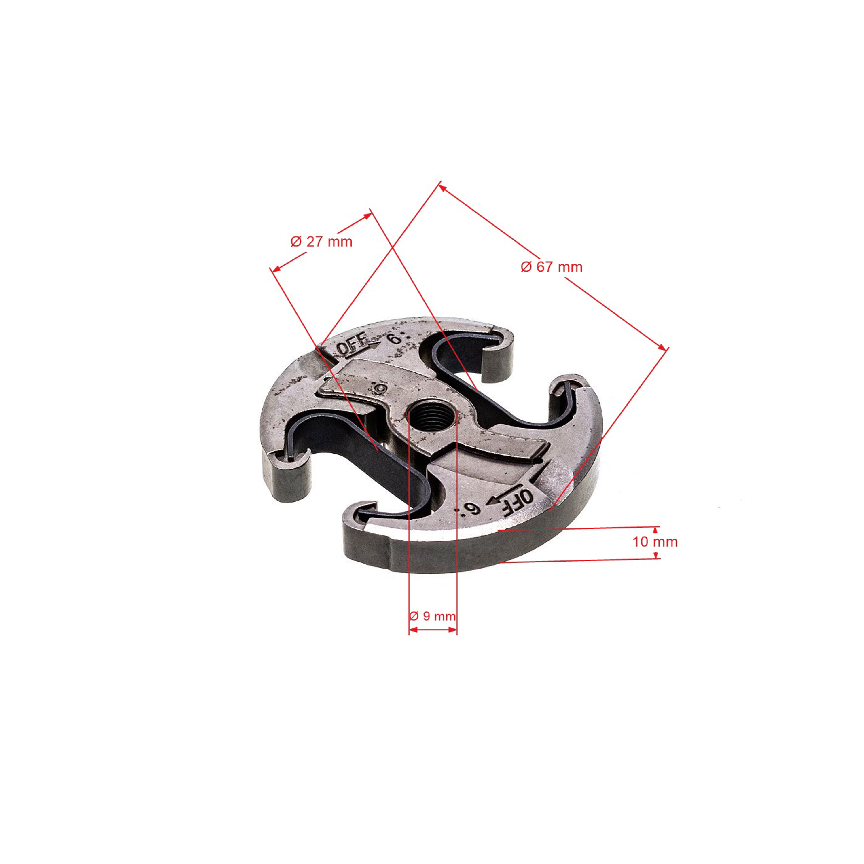 Spojka pro motorové pily Husqvarna 340 345 346XP 350 351 353 445 450 455 460 461 465 Jonsered CS2141 CS2145 CS2250 CS2255 McCulloch CS450 (OEM 537110503)