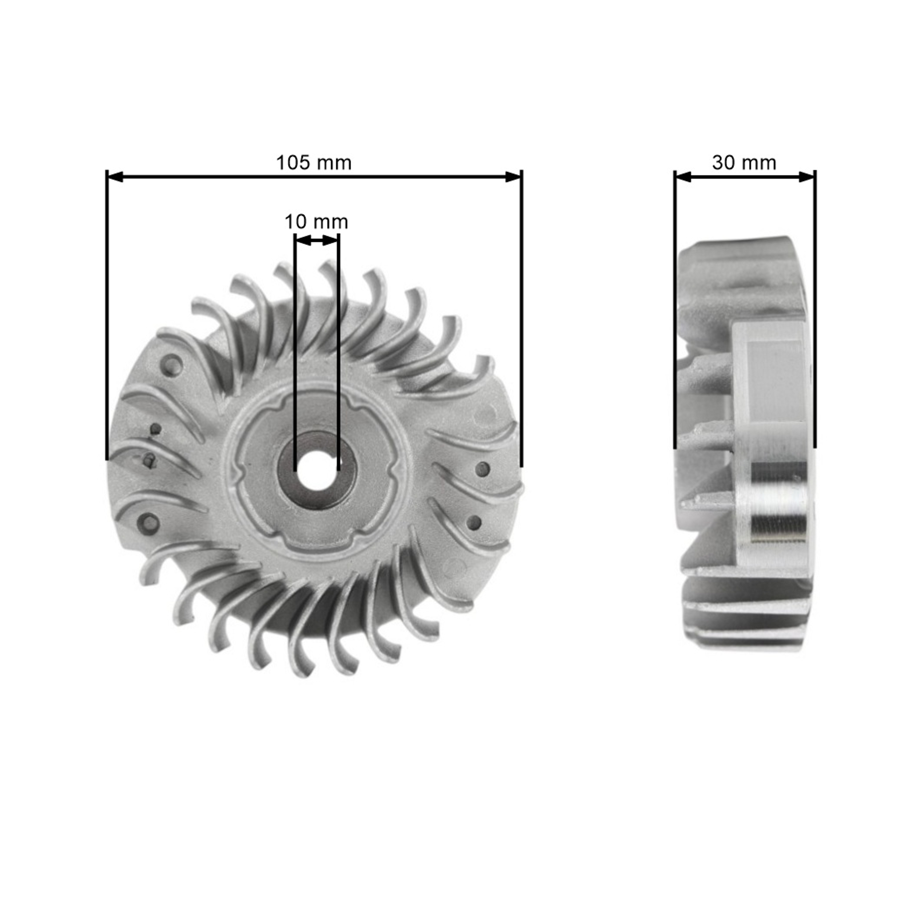 Ventilátor pro motorové pily Stihl 034 036 MS340 MS360 (OEM 11254001202)