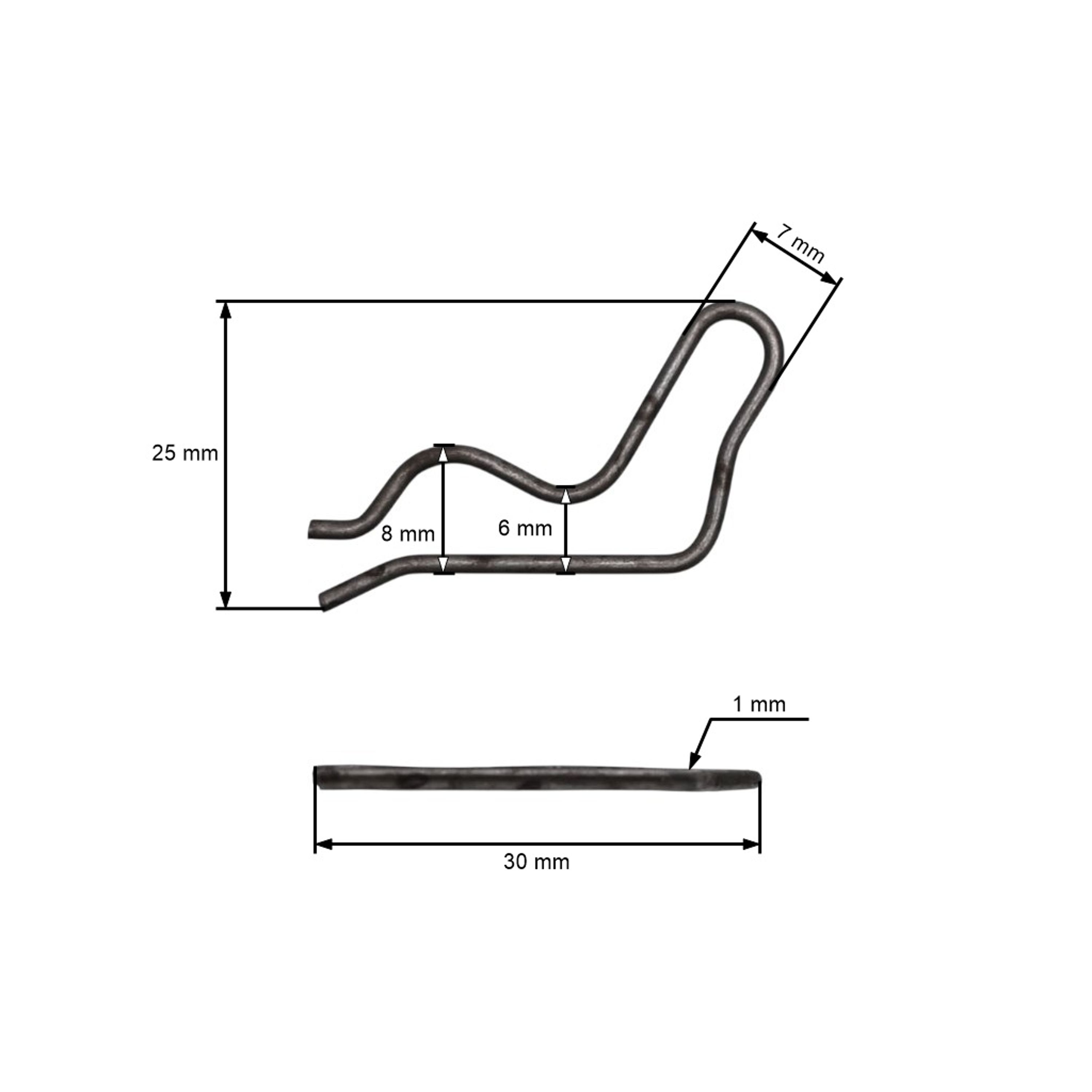 Závlačka startéru pro motorové a rozbrušovací pily Stihl 038 MS380 MS381 FS410 MS720 TS350 TS360 TS510 TS760 (OEM 11171953500)