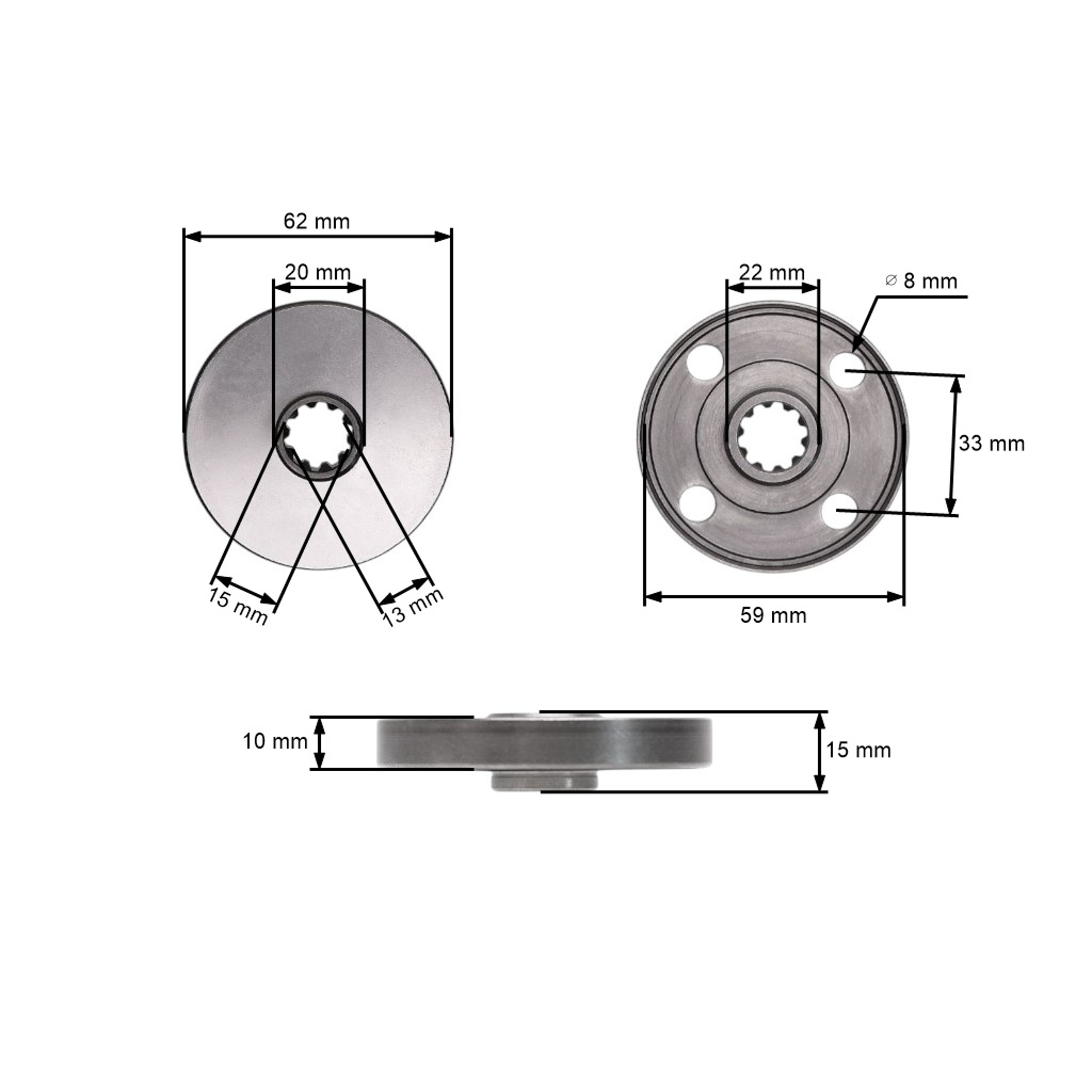 HS PARTS kompletní podložka pro křovinořezy Stihl S160 FS180 FS220 FS220K FS280 FS280K FS290 FS300 FS350 FS380 FS310 FS400 FS450 FS480 (OEM 41167172800 41197172800)