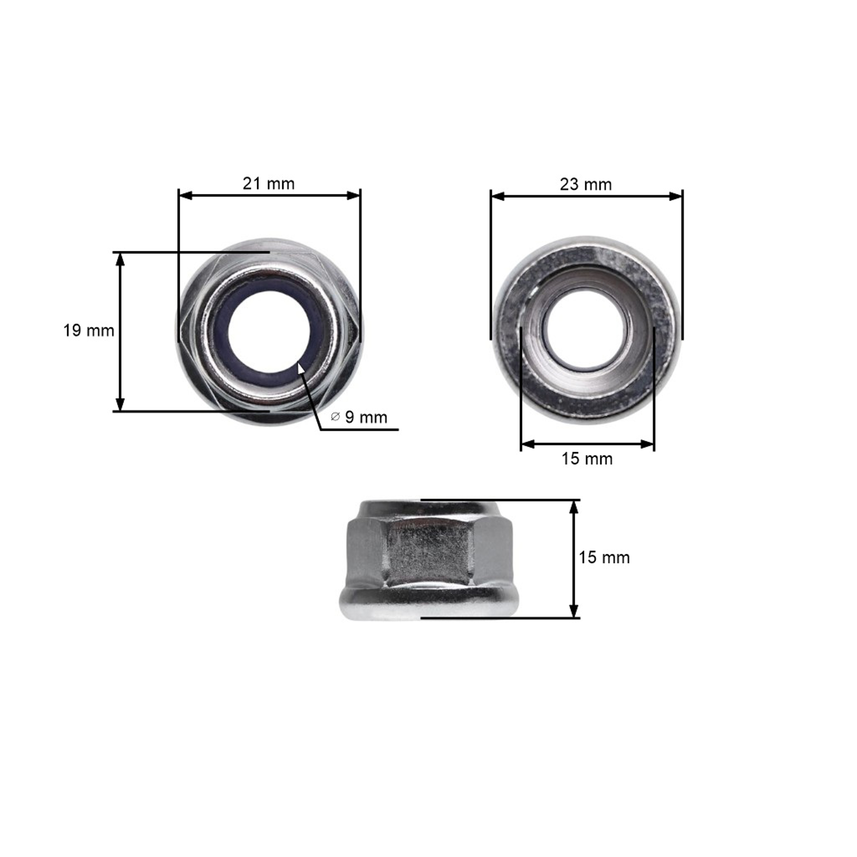 HS PARTS matice převodové hlavy pro křovinořezy S160 FS180 FS220 FS220K FS280 FS280K FS290 FS300 FS350 FS380 FS310 FS400 FS450 FS480 (OEM 41196427600)