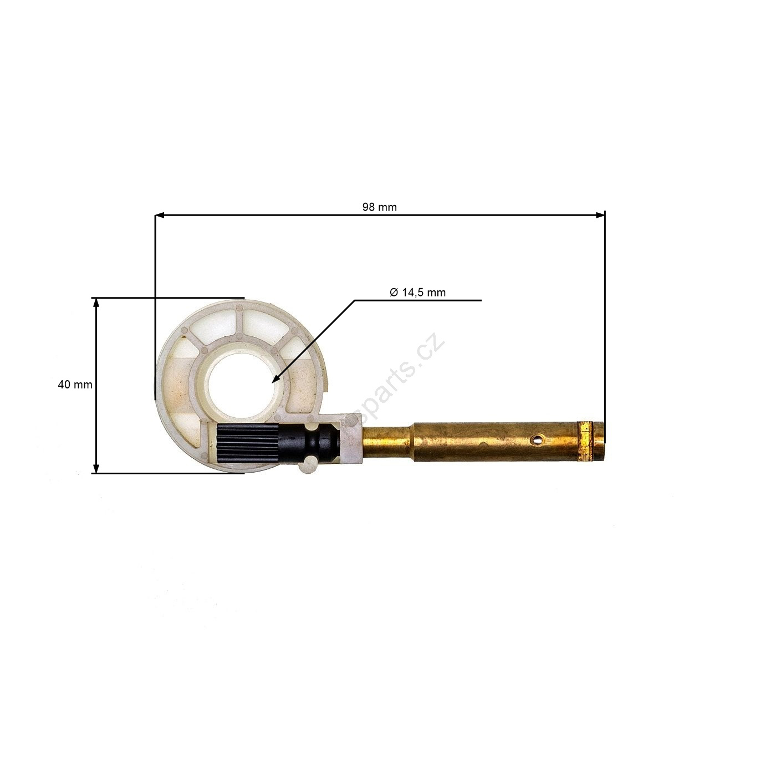 HS PARTS olejové čerpadlo pro motorové pily Husqvarna 51 55 55 Rancher (OEM 503660102 501777601)