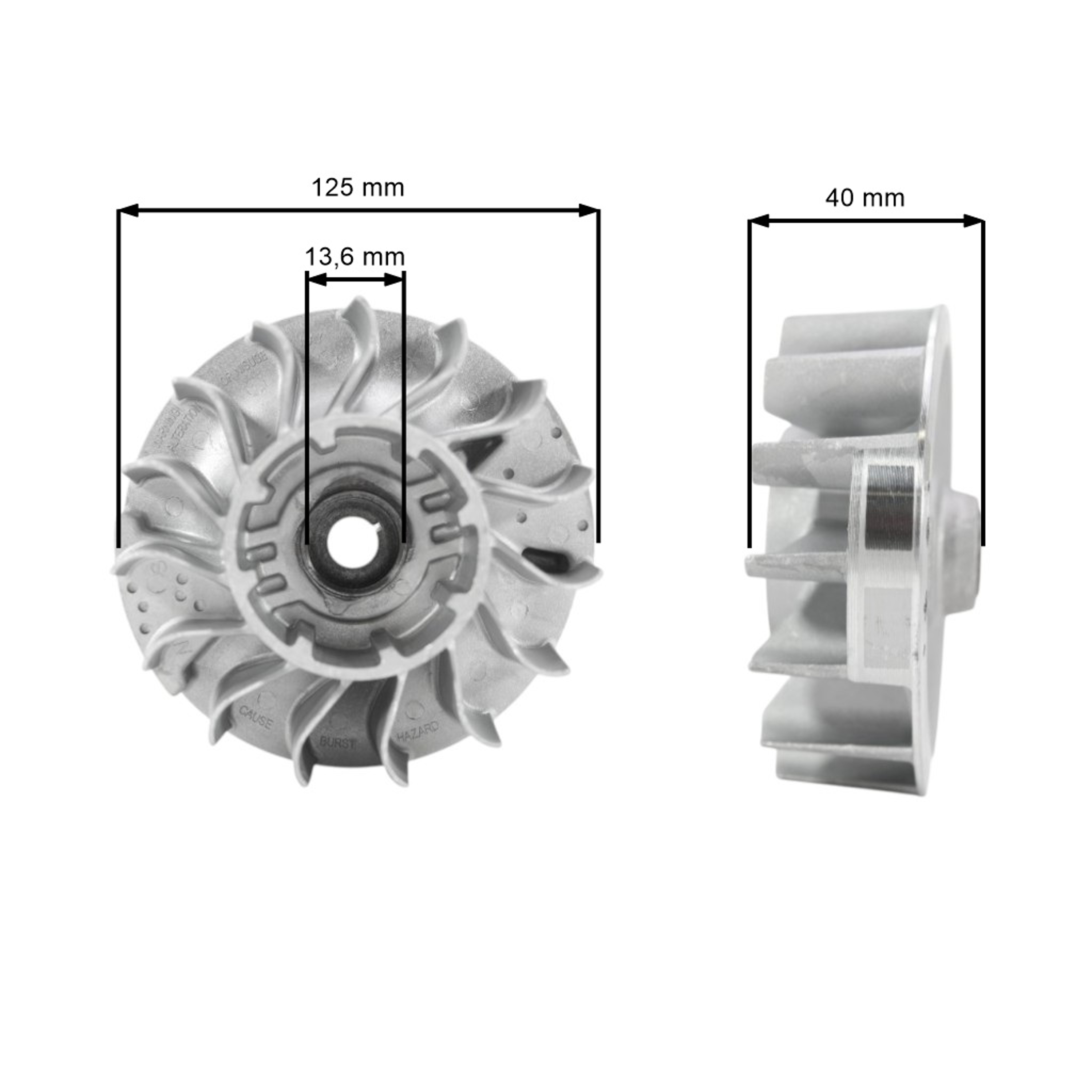 Ventilátor pro motorové pily Stihl 088 MS880 (OEM 11244001210)