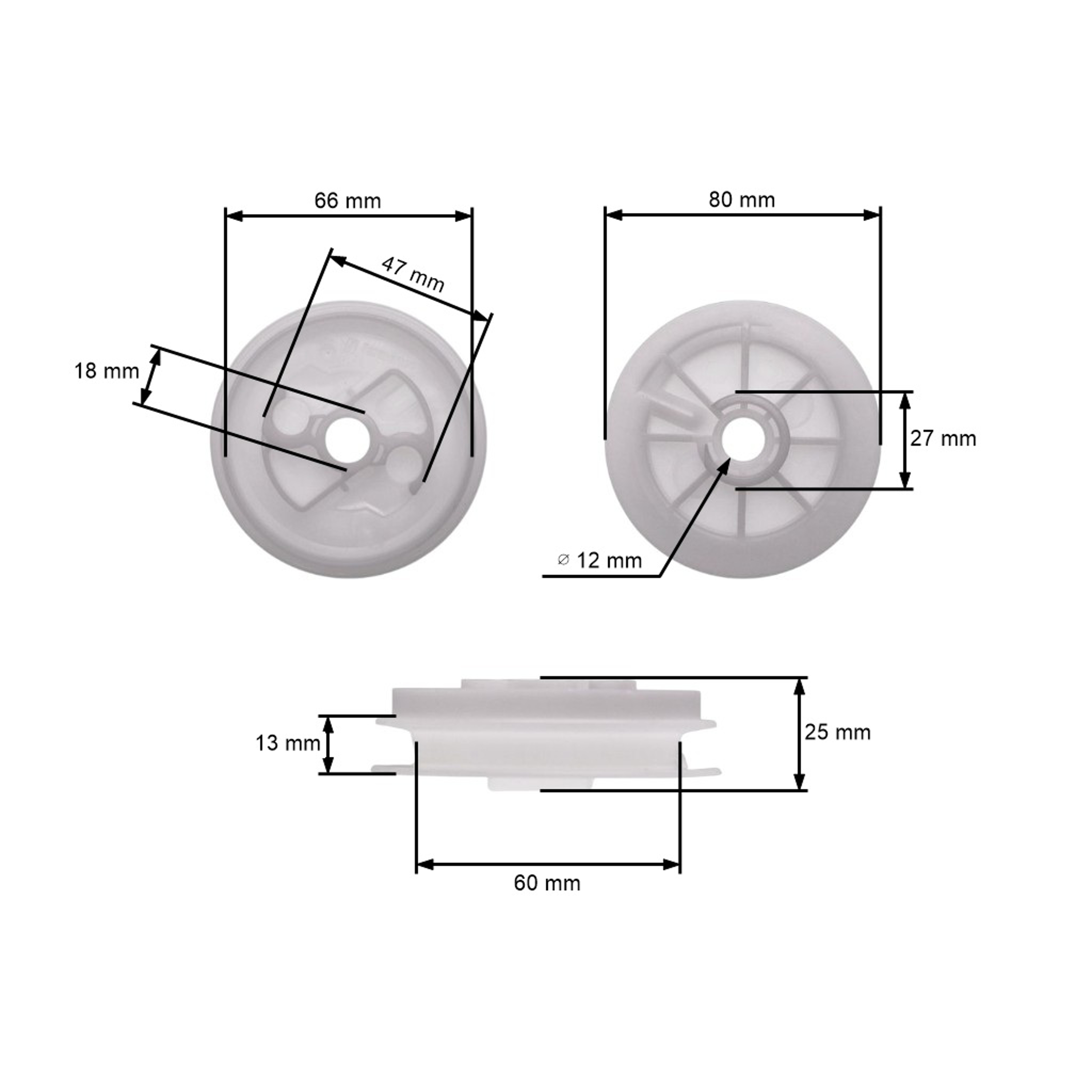 Startovací kladka pro motorové pily Stihl 084 088 MS780 MS880 (OEM 11241950400)